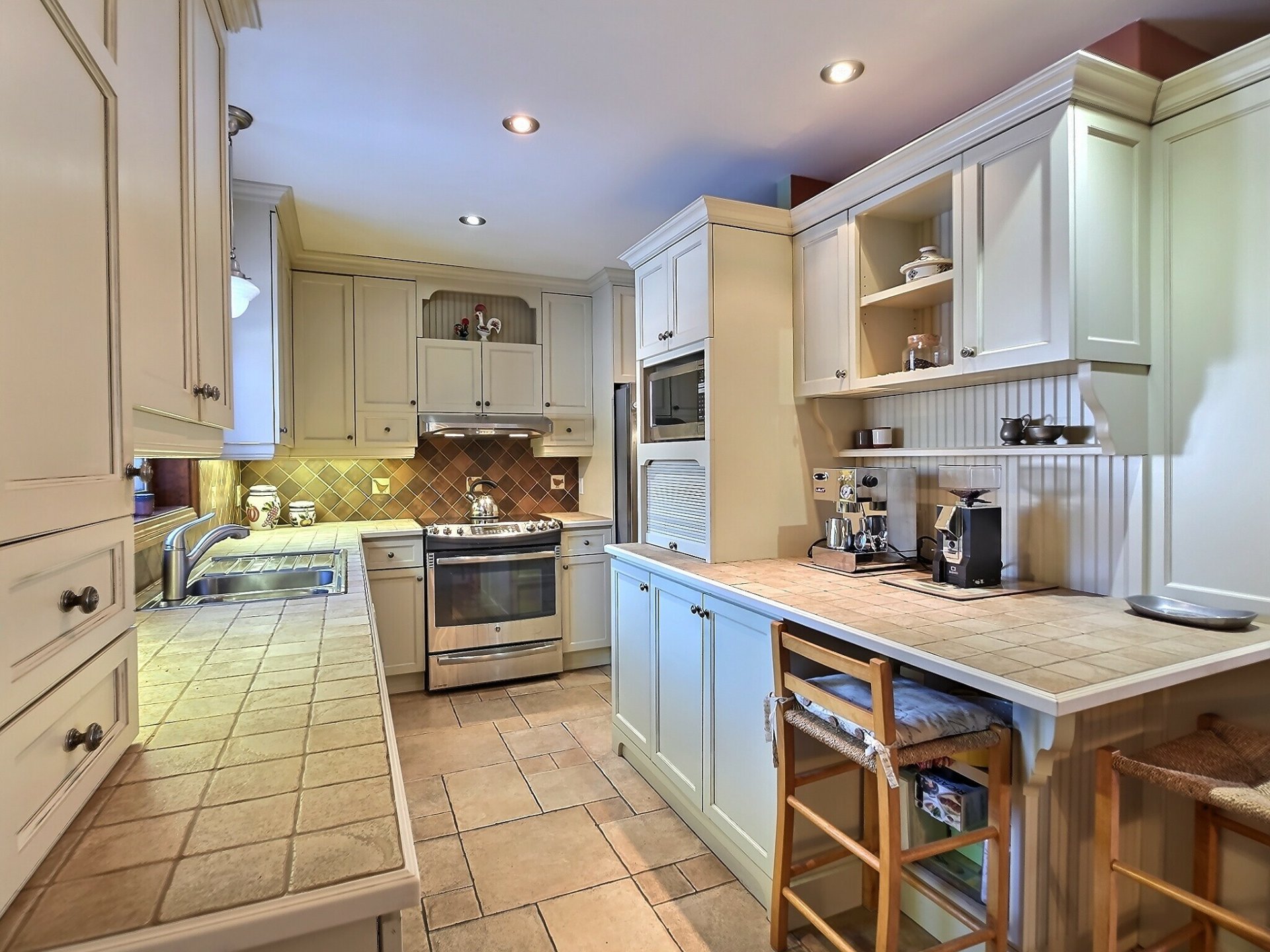 possibilité d'ouvrir la cuisine...