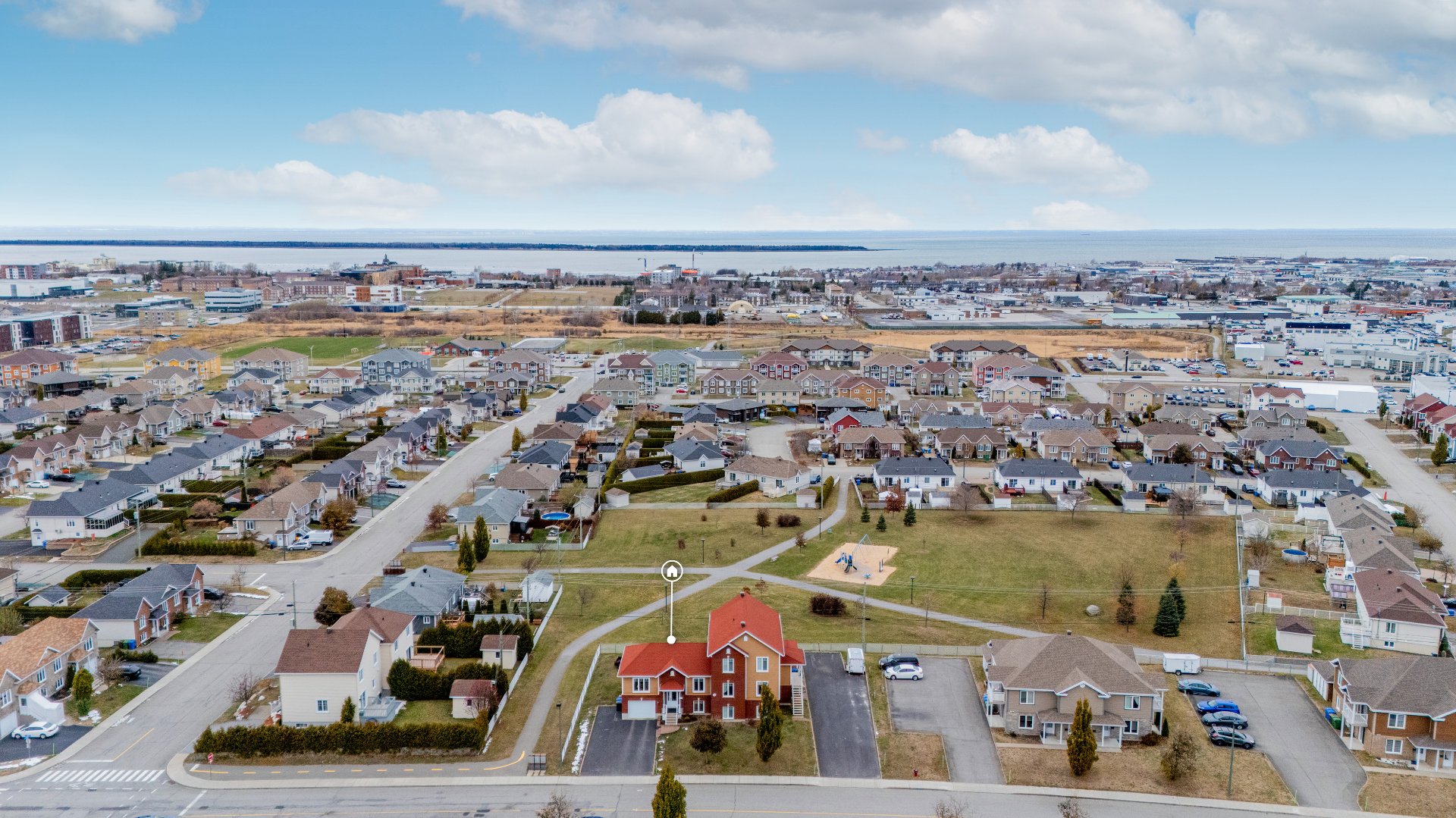 Aucun voisin à l'arrière - parc municipal