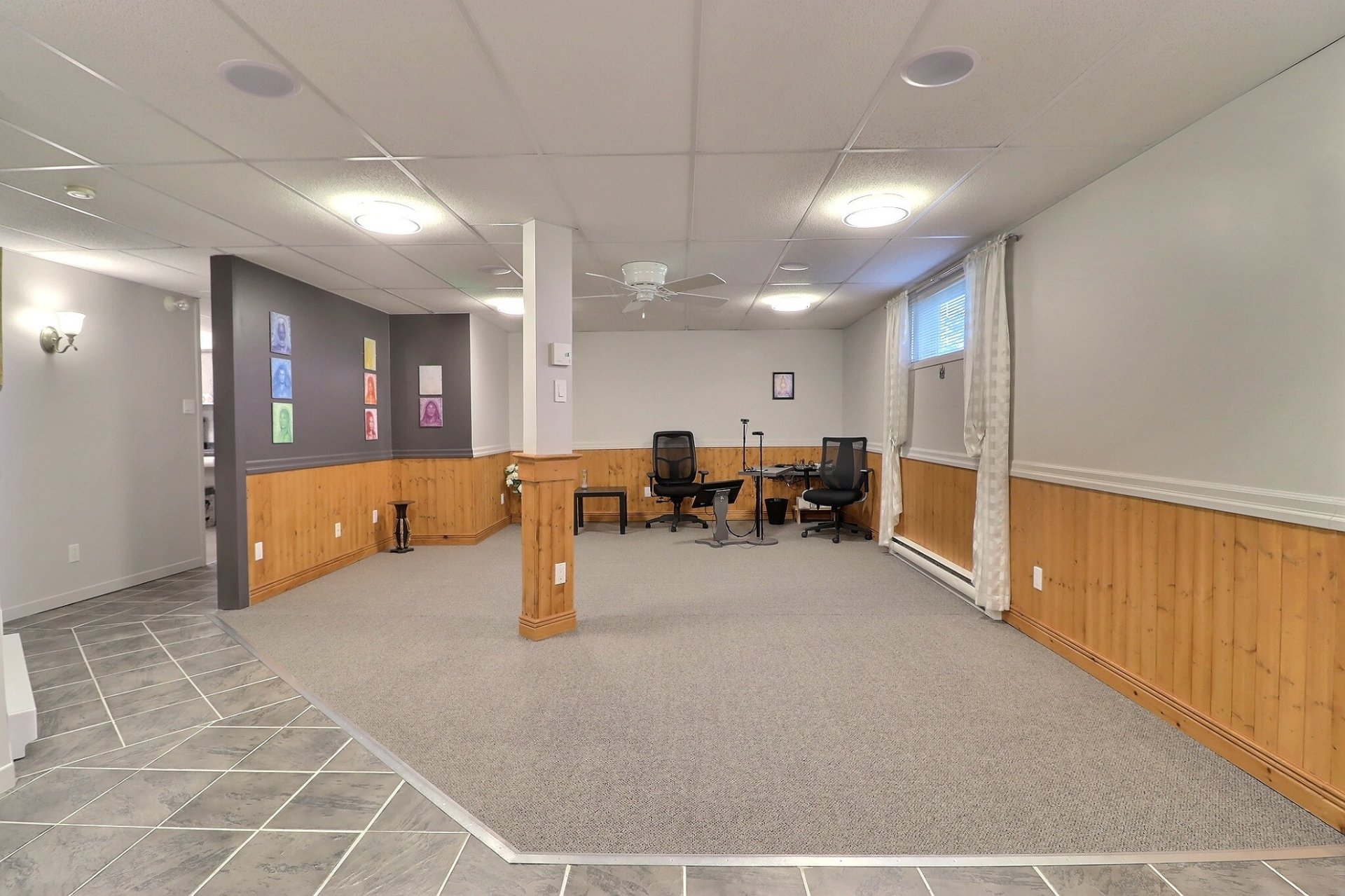 sous-sol - salle multifonctionnelle selon besoins