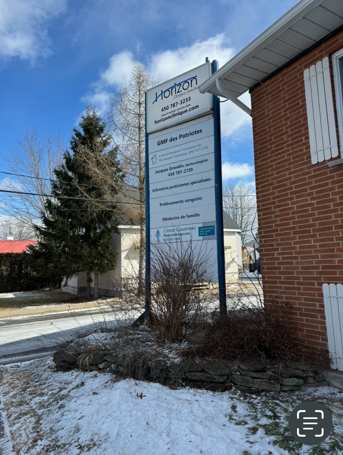 Enseigne extérieure