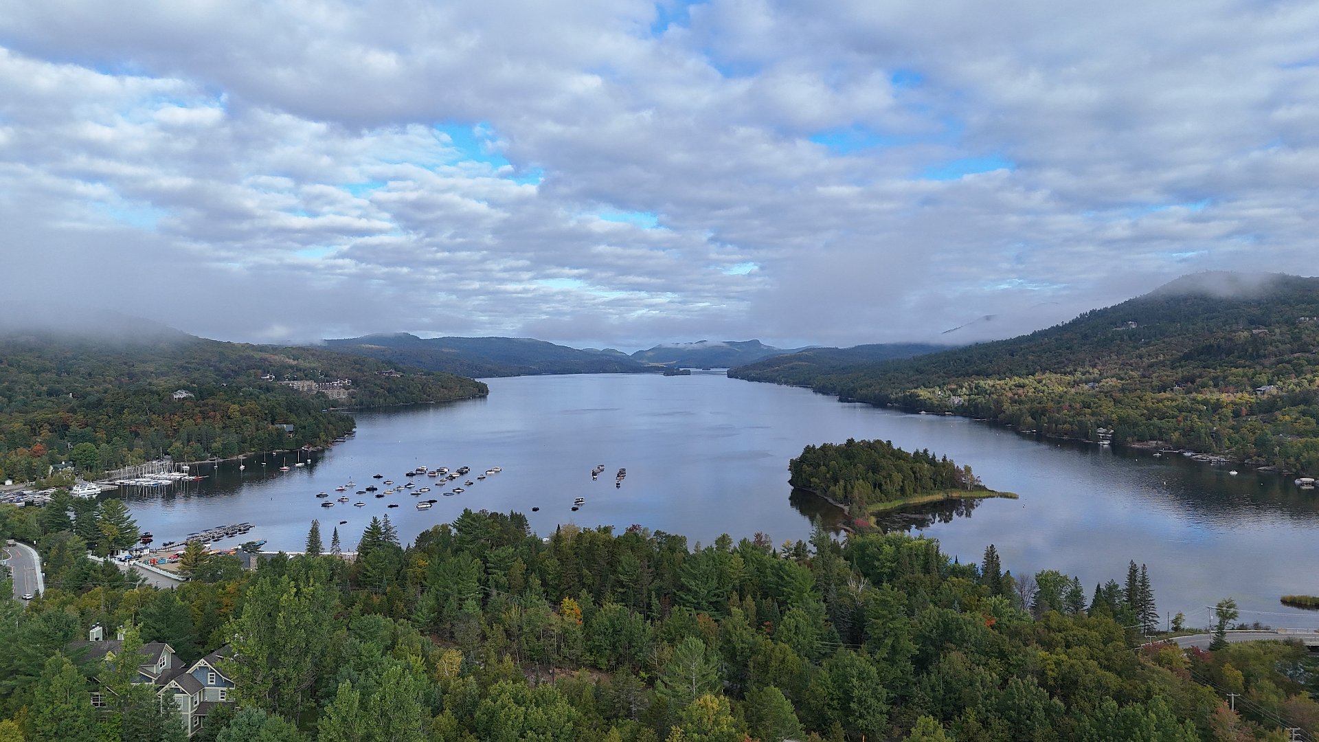 Accès au plan d'eau