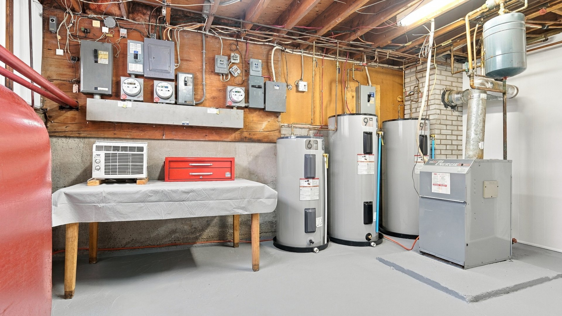 Salle des machines