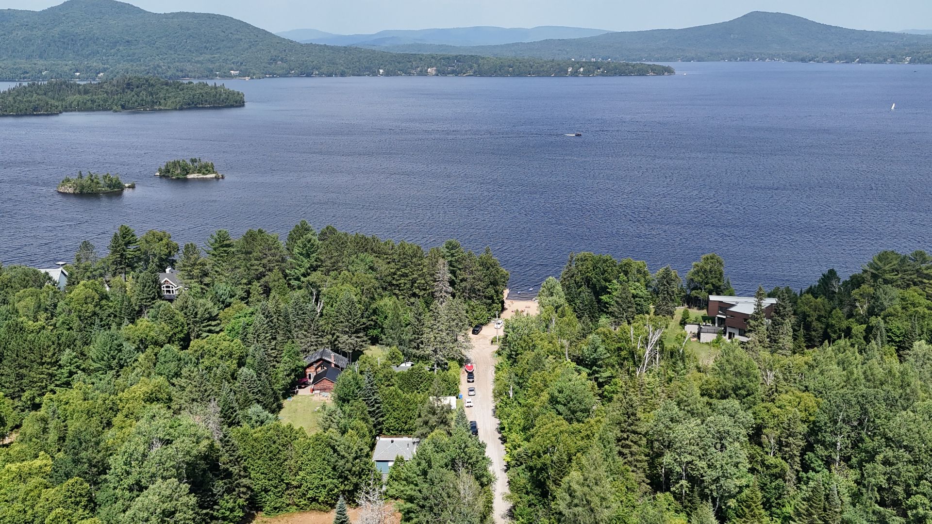 Accès au plan d'eau