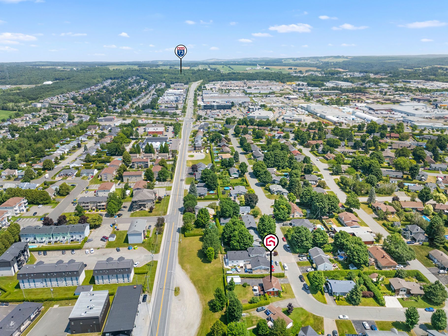 Aerial photo