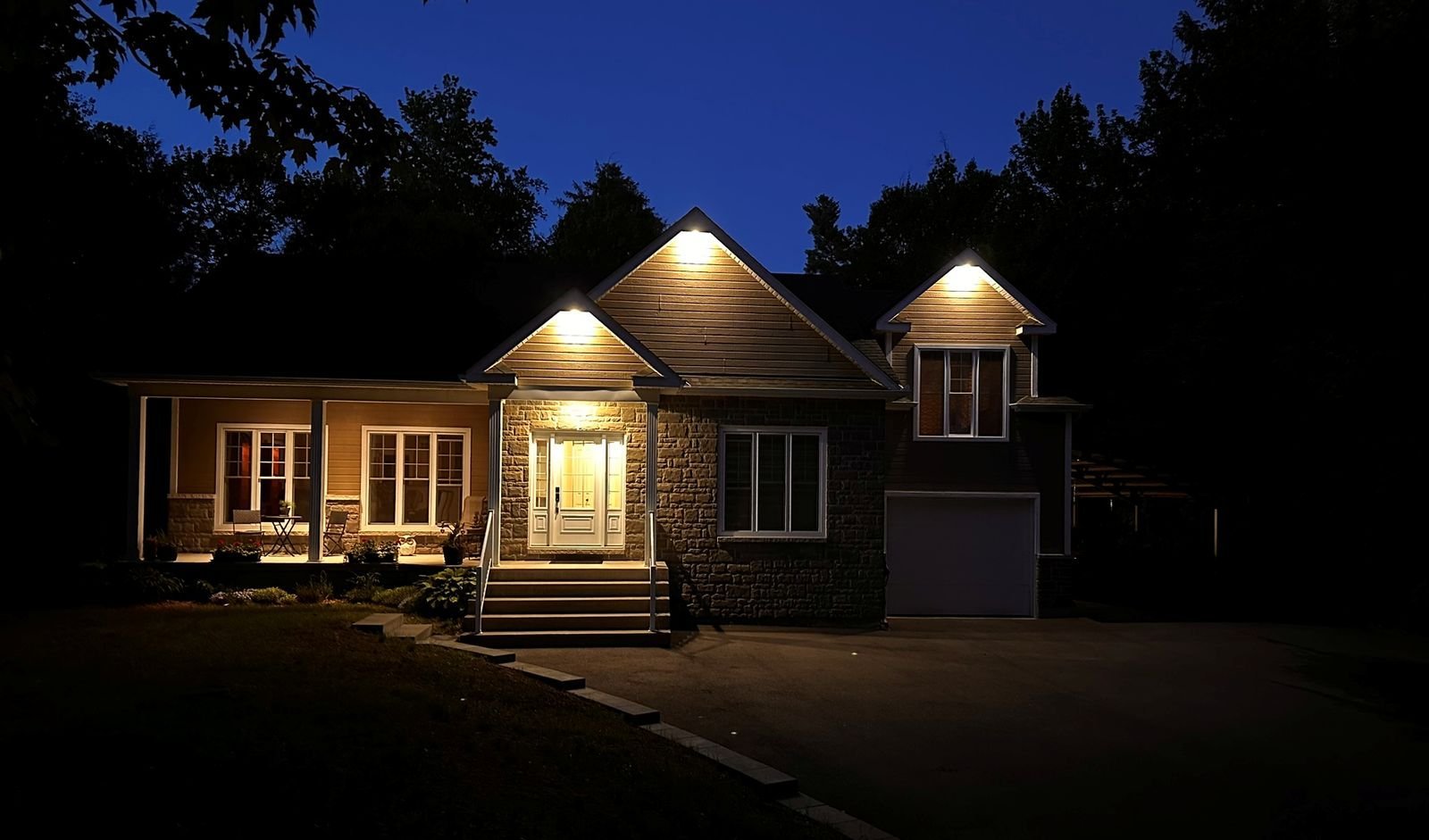 Property at night