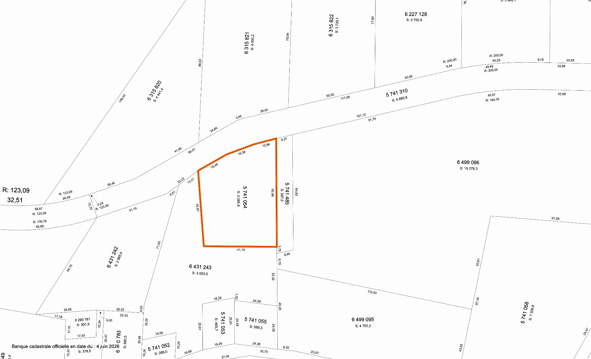 Plan cadastral