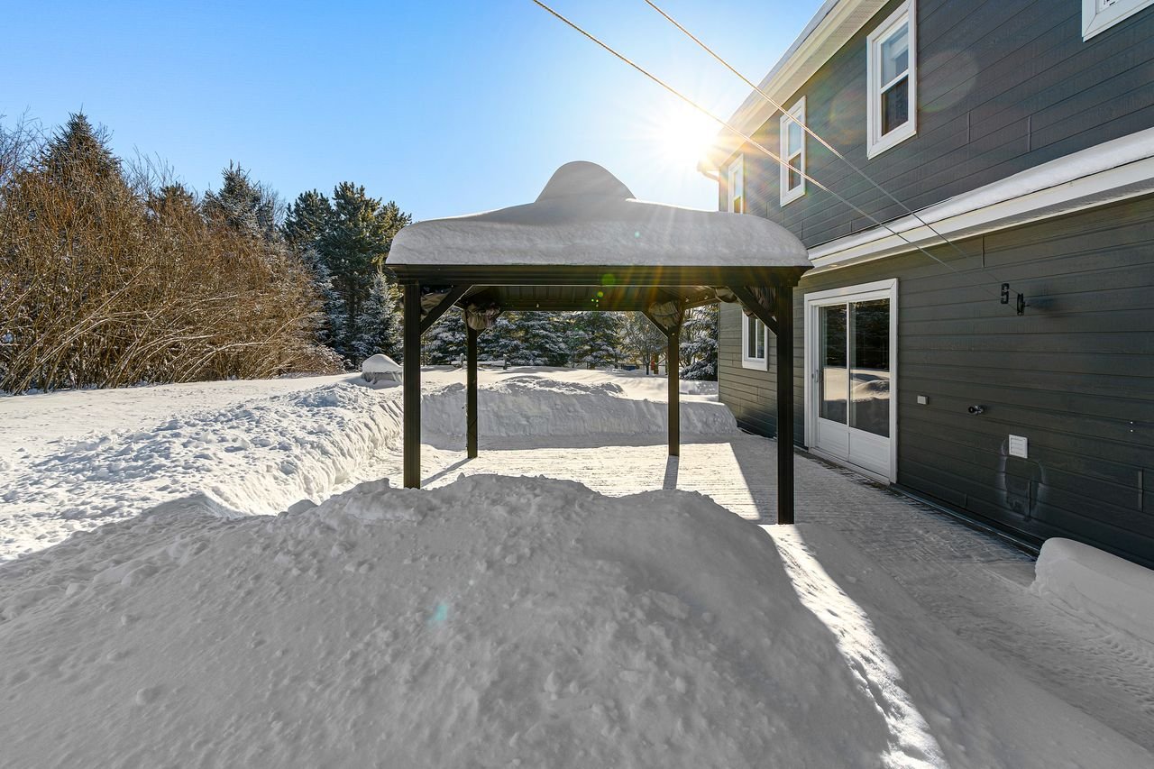 Patio & terain arrière