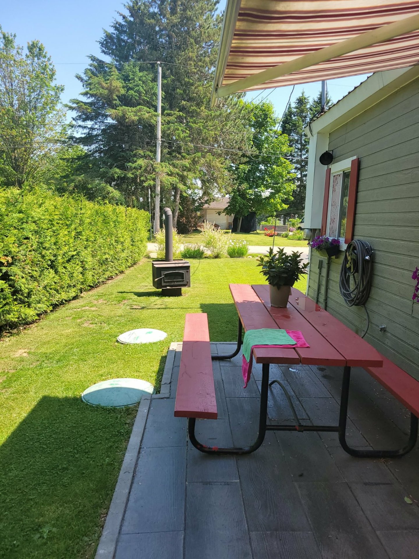 Coin pique-nique - photo d'été du vendeur