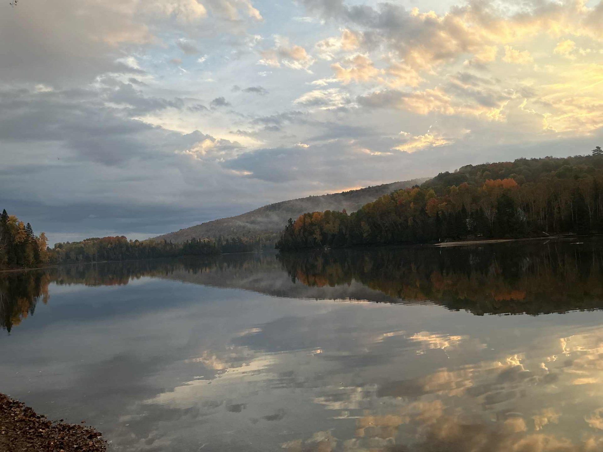 Accès au plan d'eau