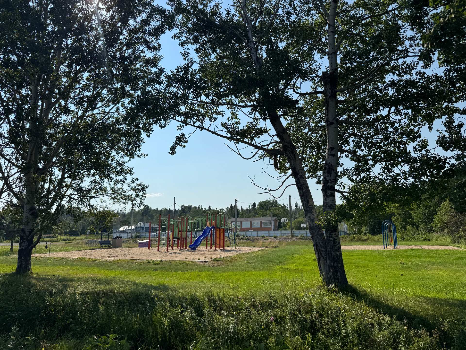 Nearby