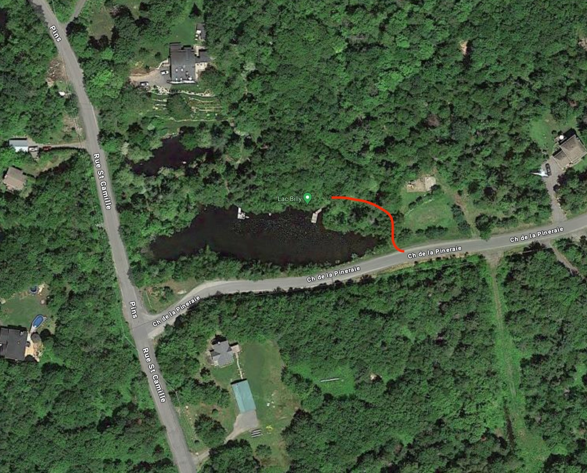 Access to Lake Billy