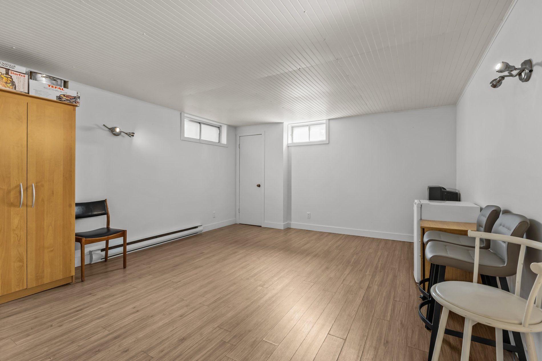 Insonorisé.Peut-être convertie en une chambre.
