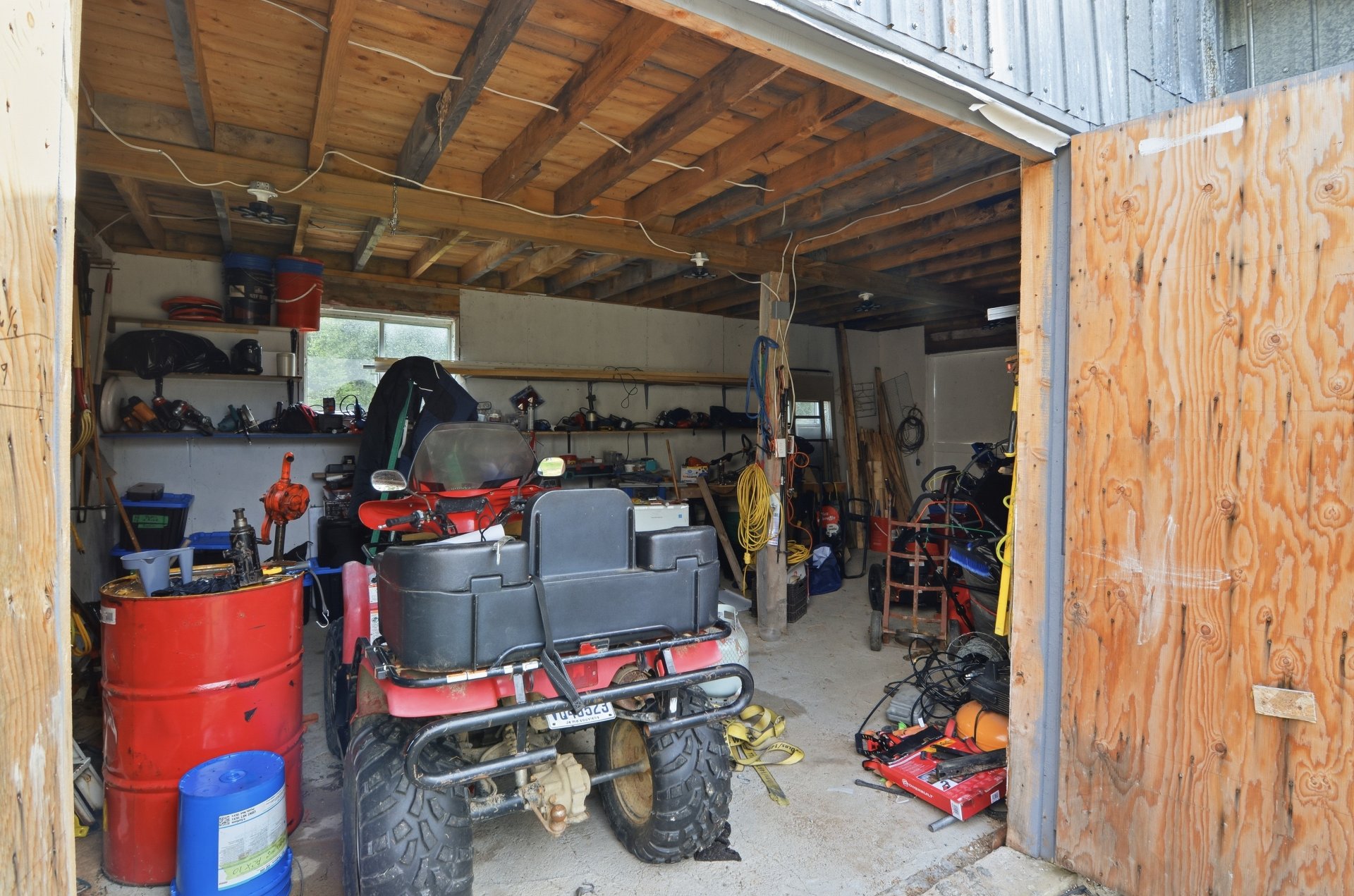 Intérieur du garage