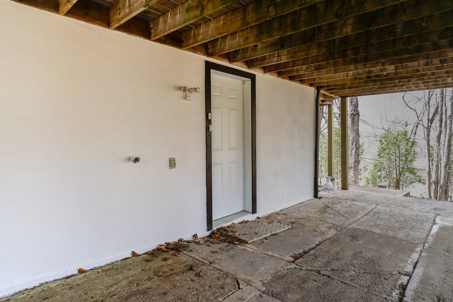 Exterior entrance