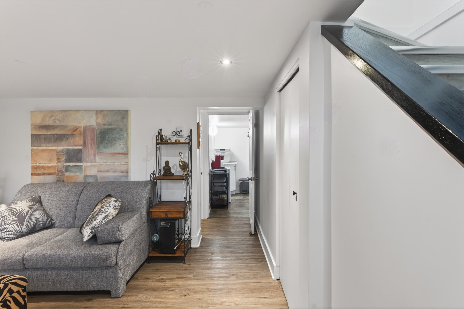 Accès chambre à coucher sous-sol