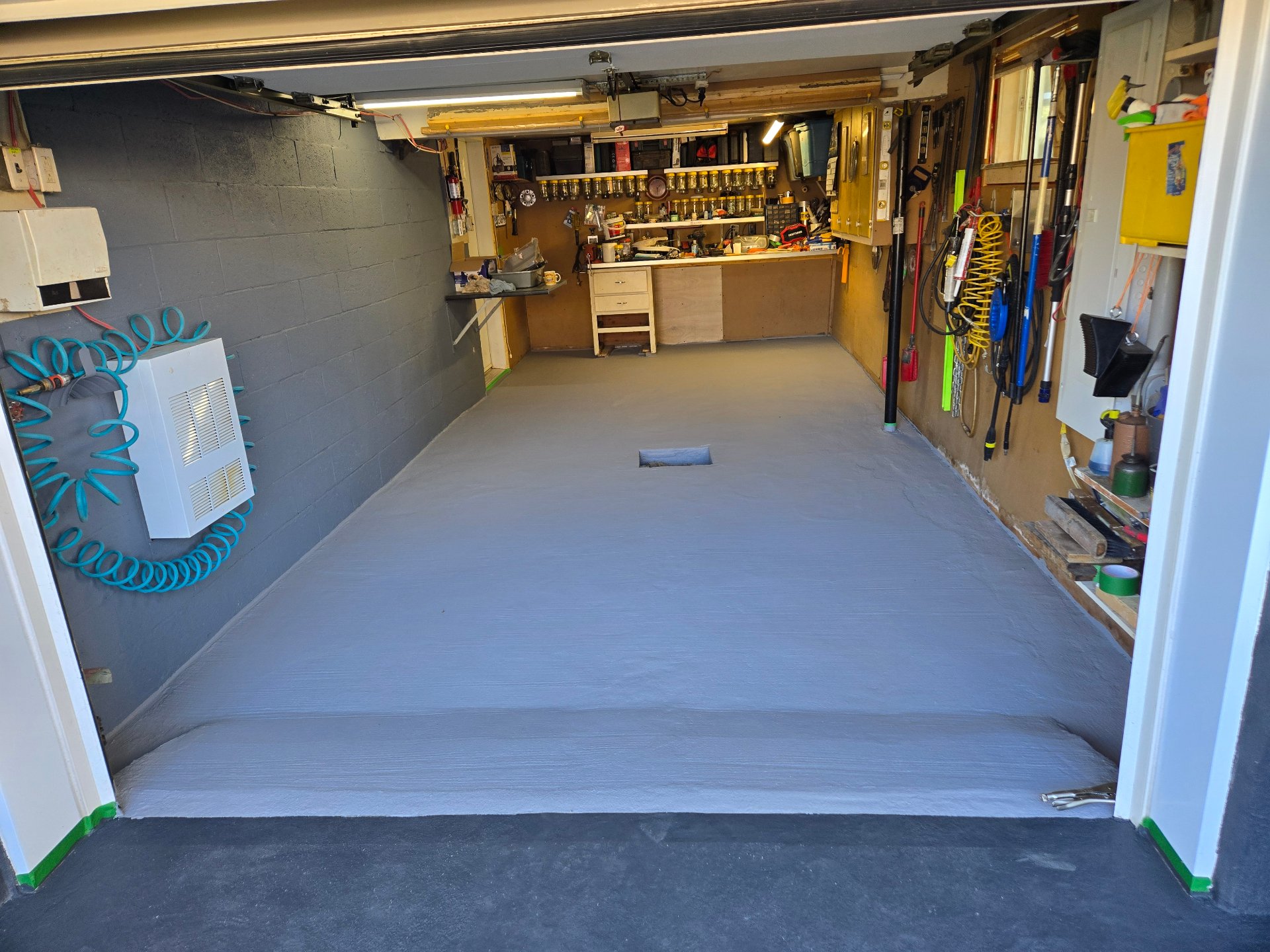 Plancher de béton avec revêtement TexNov