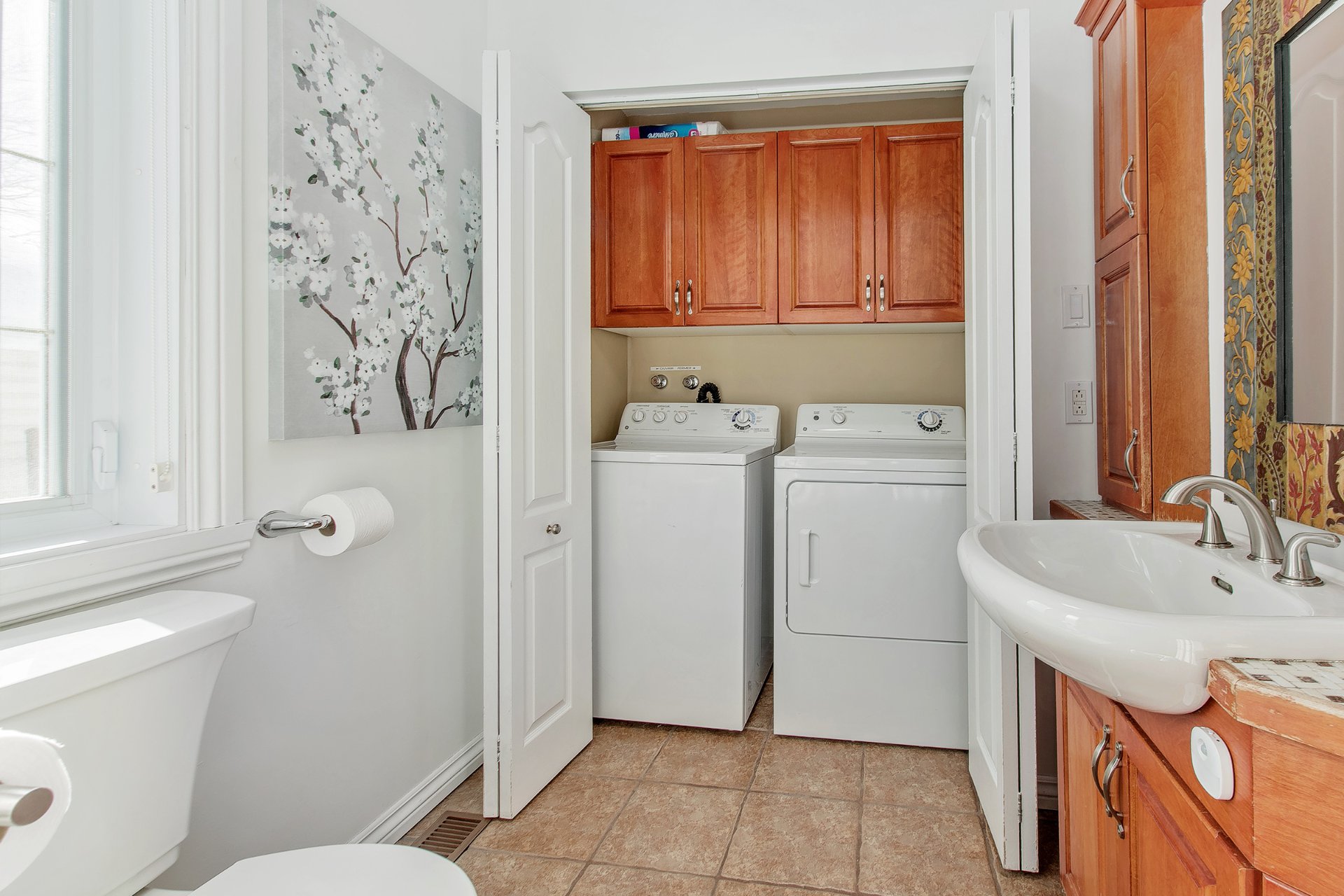 Installation laveuse-sécheuse