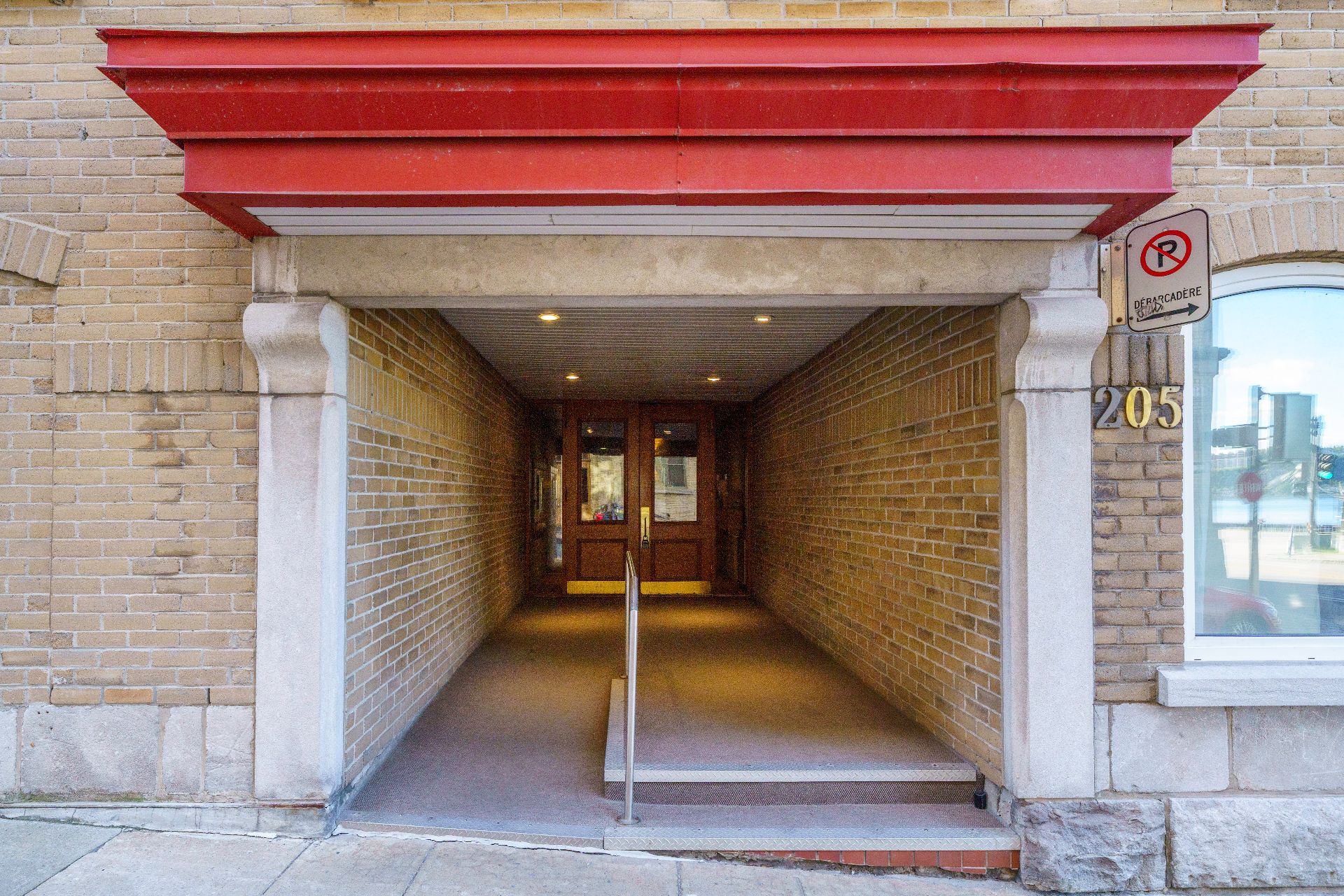 Exterior entrance