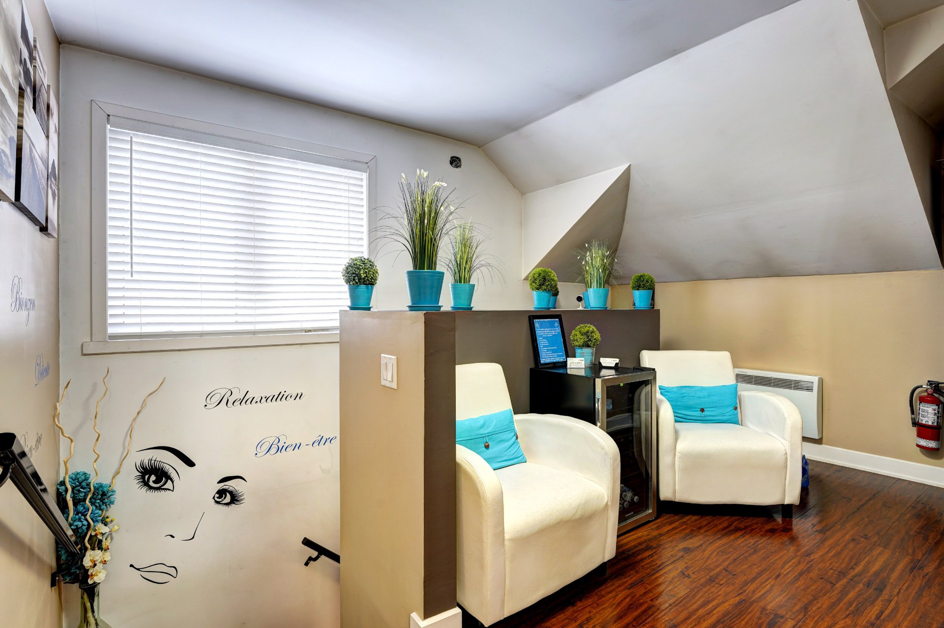 Commercial haut du garage