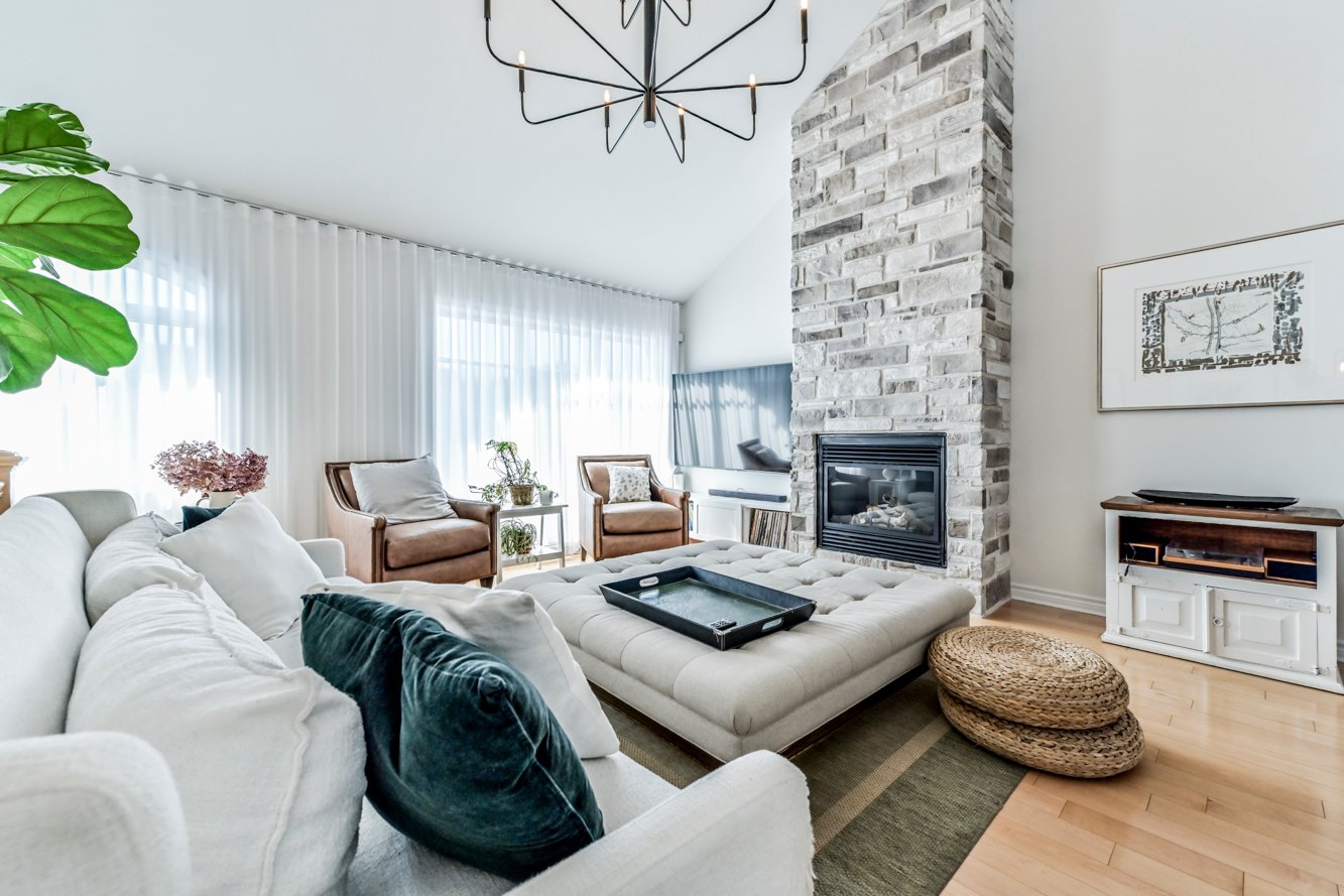 Foyer au gaz naturel, ambiance chaleureuse