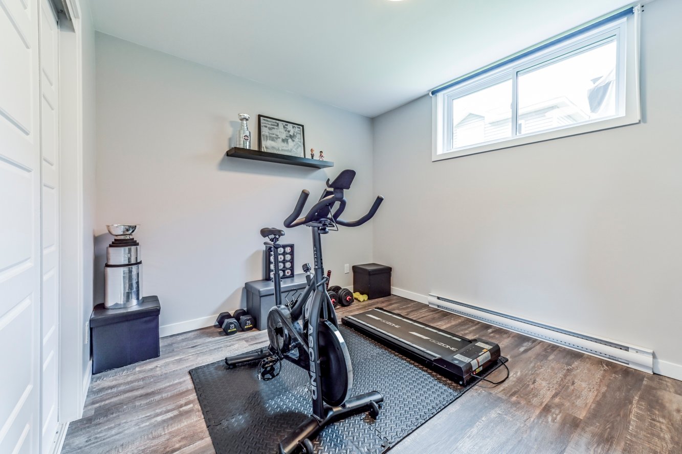 Utilisée comme gym présentement