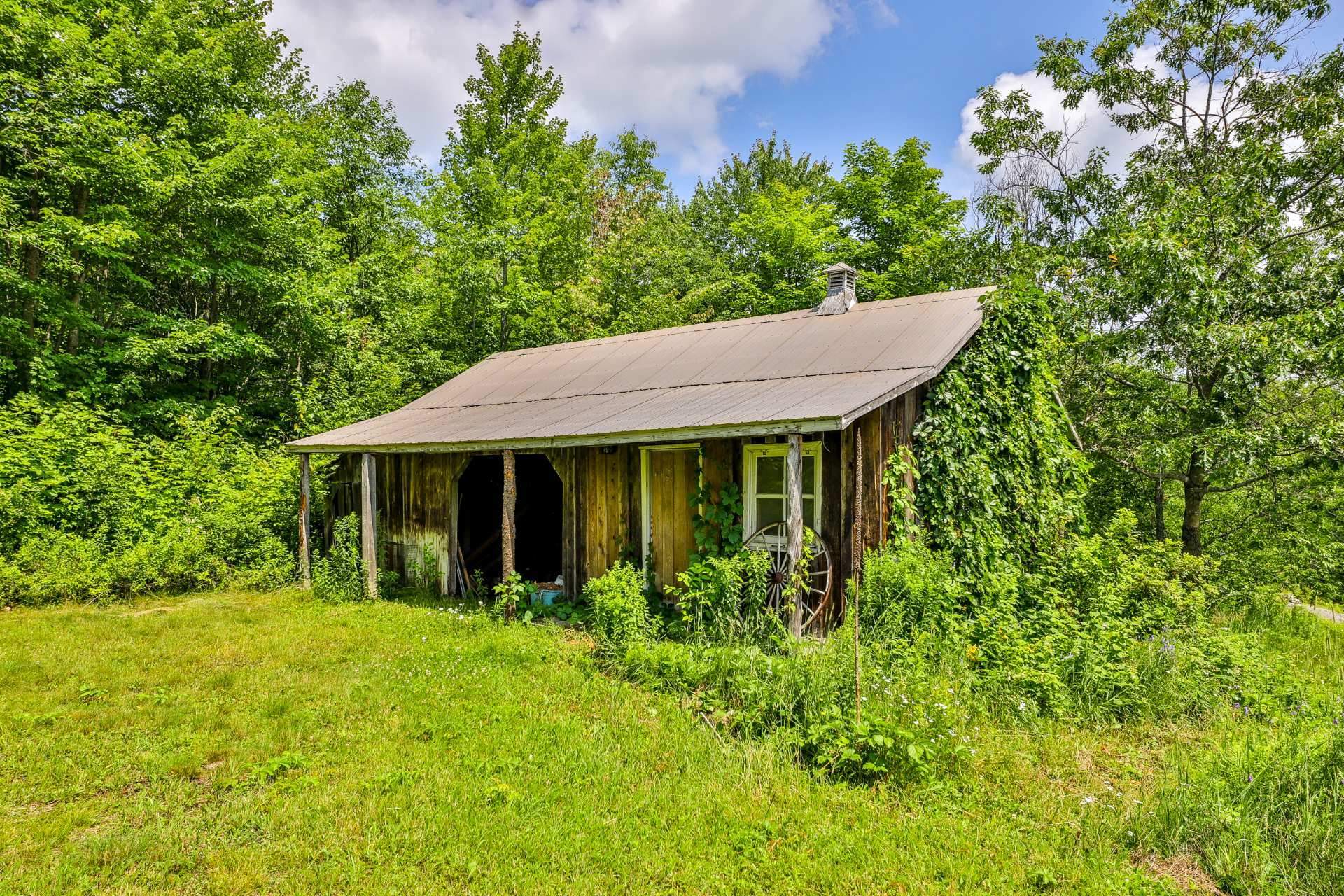 Barn and chicken coop