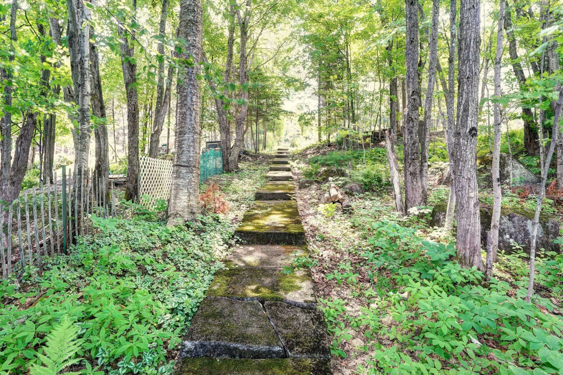 Accès au plan d'eau