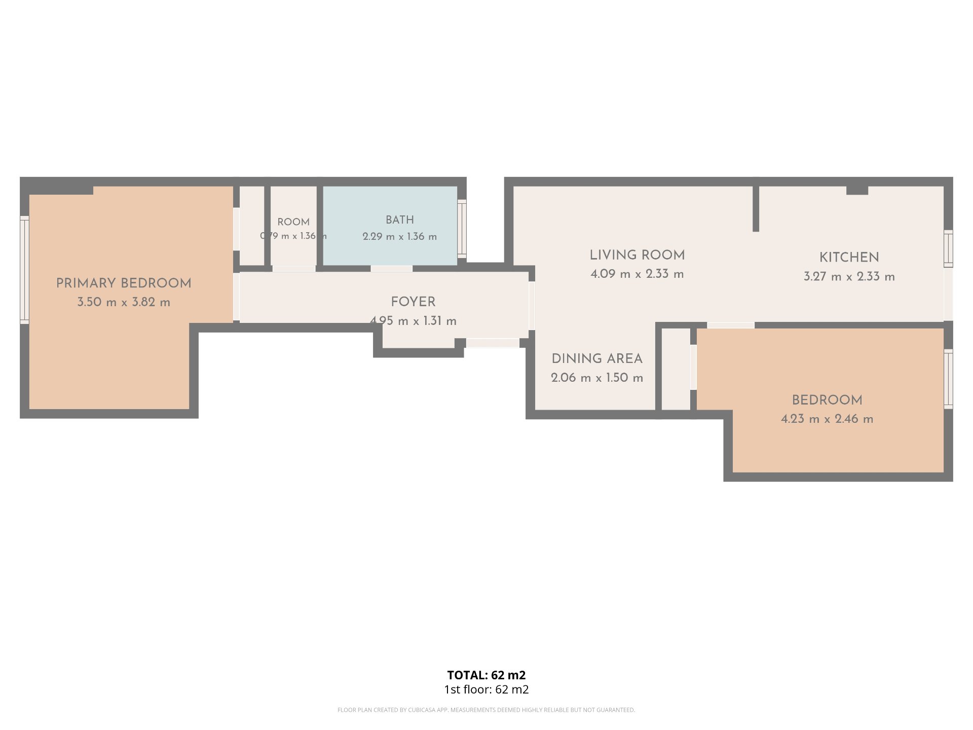 Plan - logement 4½ (app. 4)