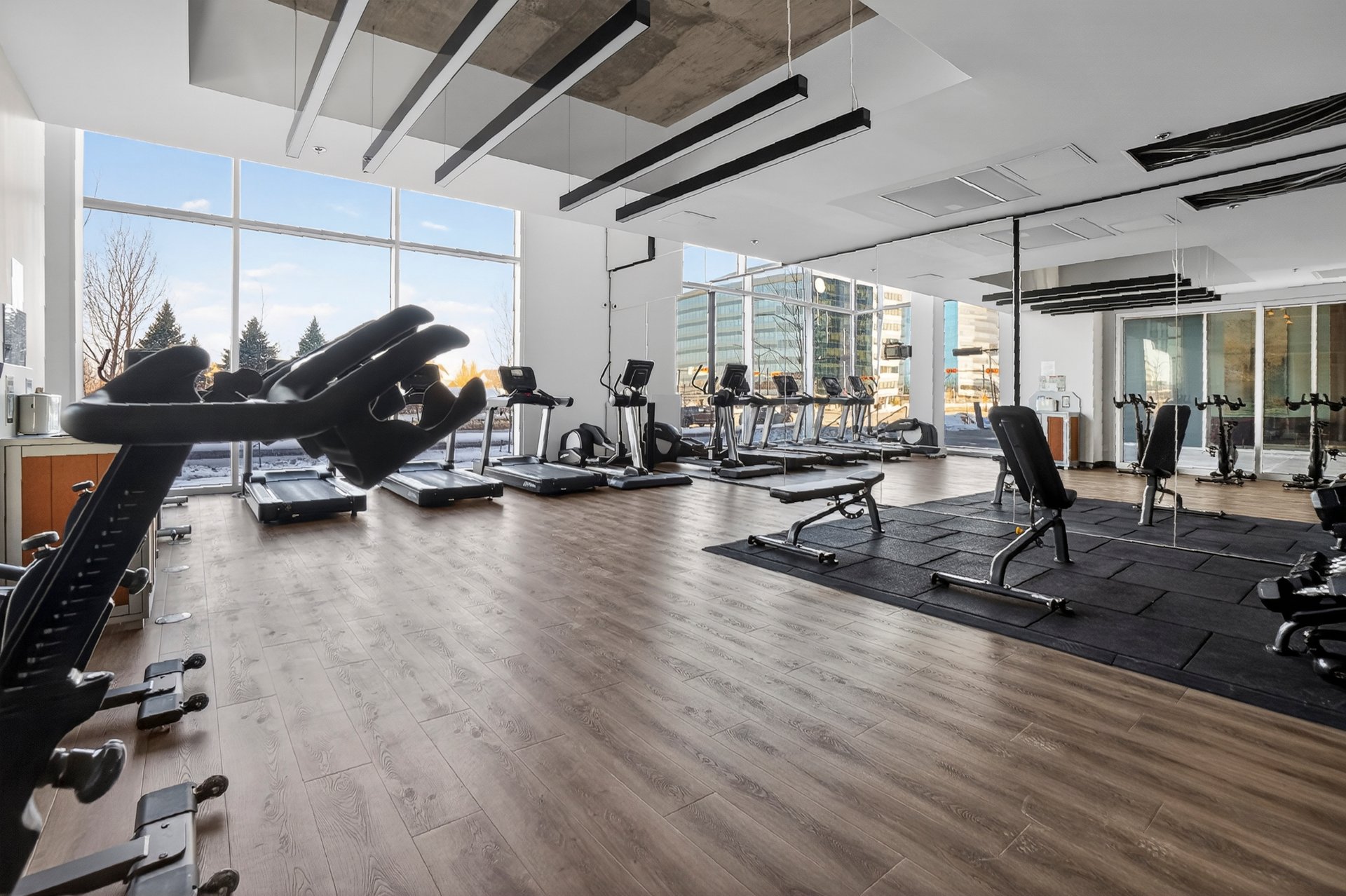 Salle d'exercice
