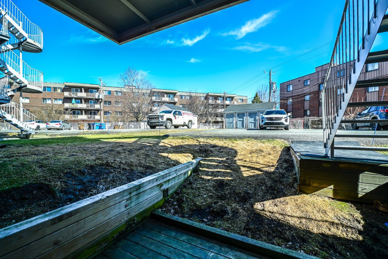 Vue de la terrasse privée arrière