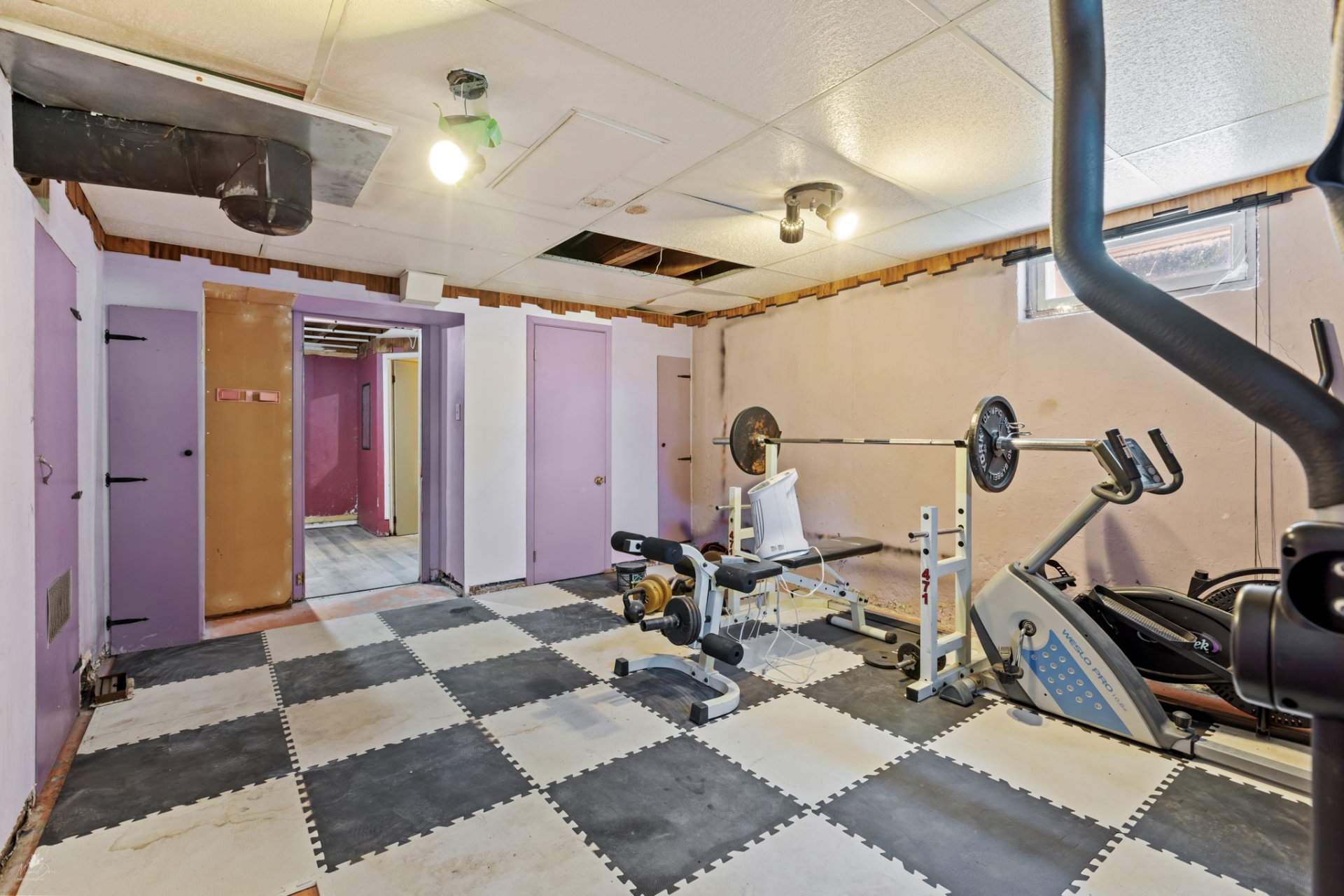 Salle d'exercice