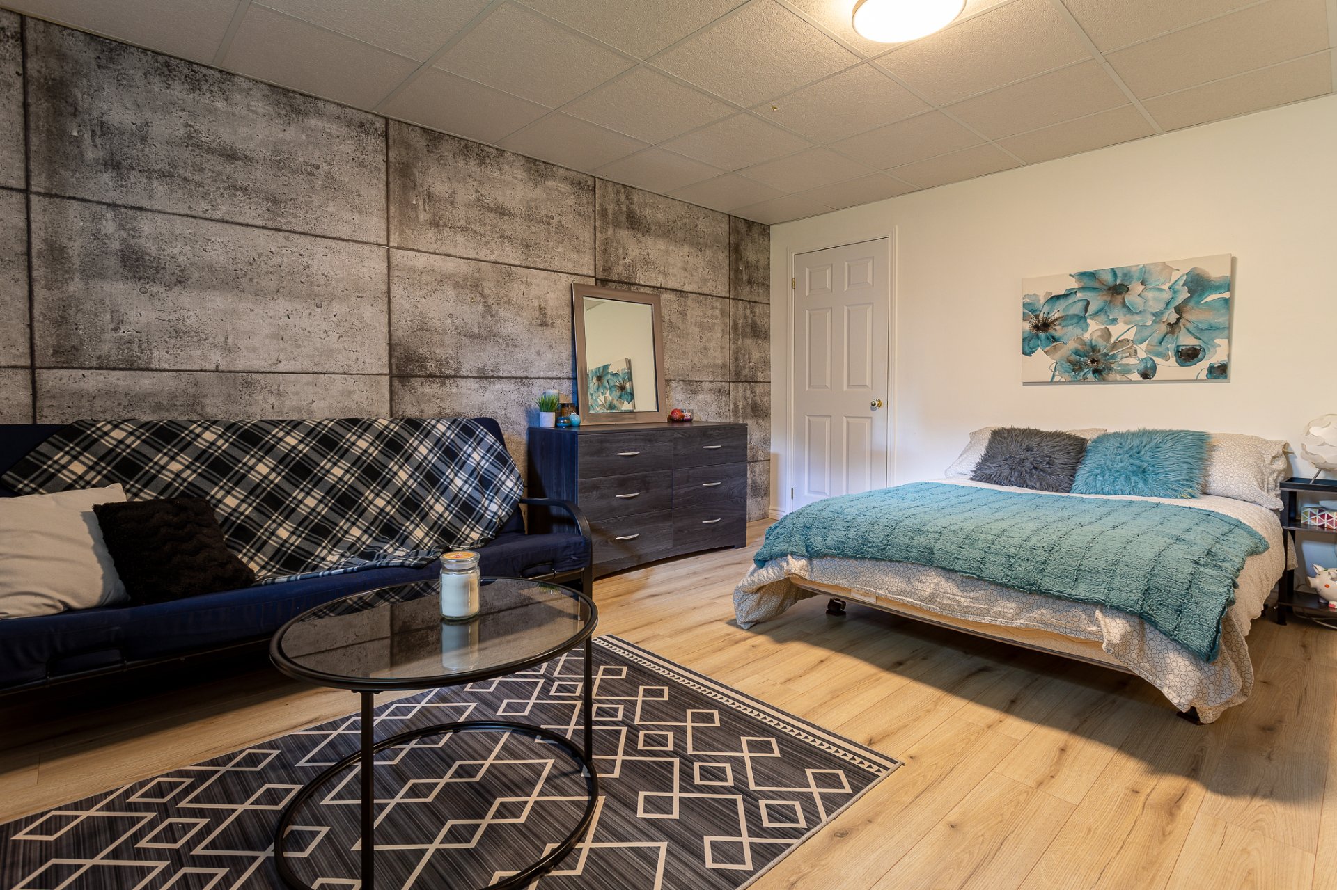 avec poêle à bois ou chambre à coucher