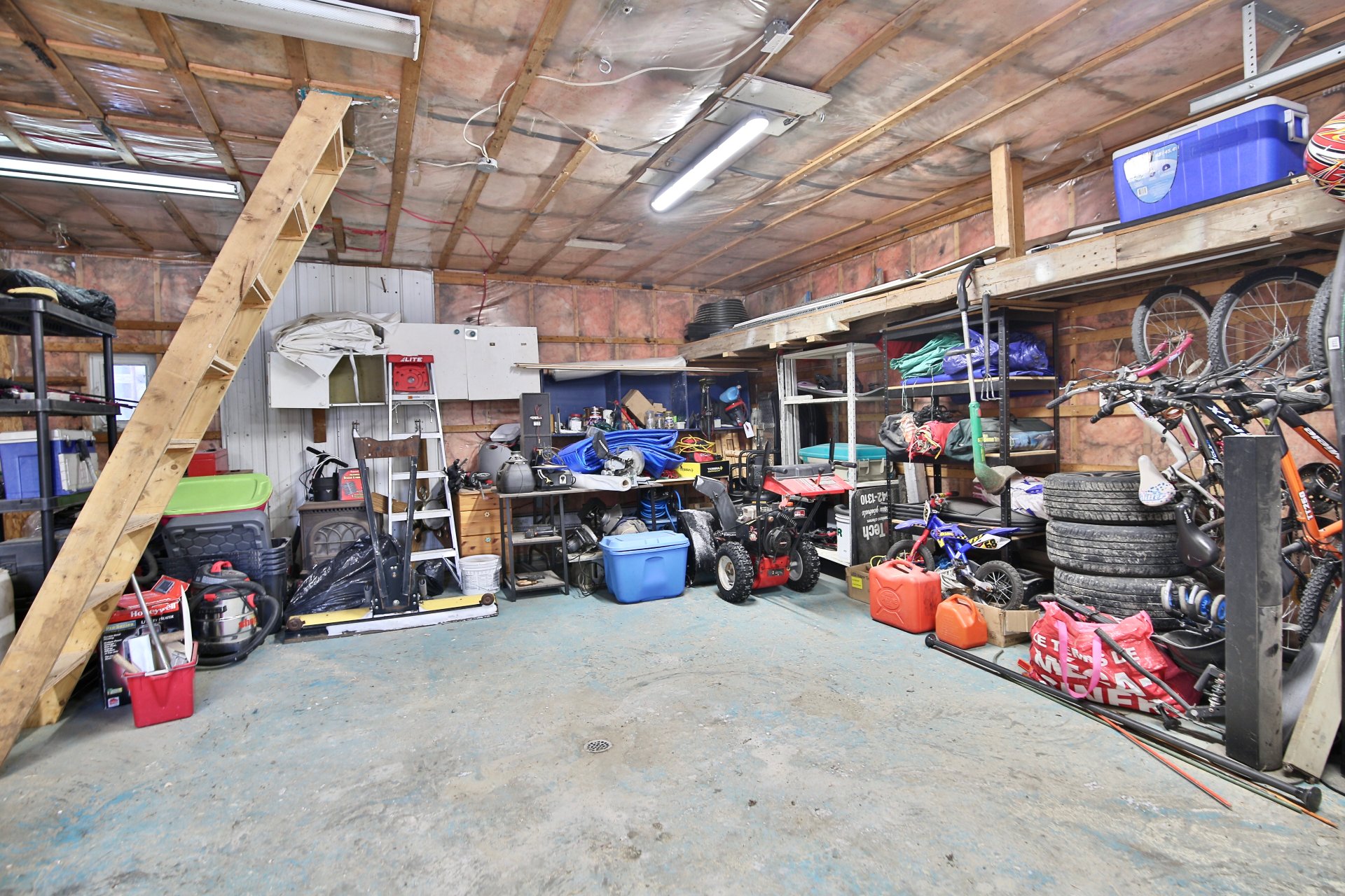 Intérieur du garage