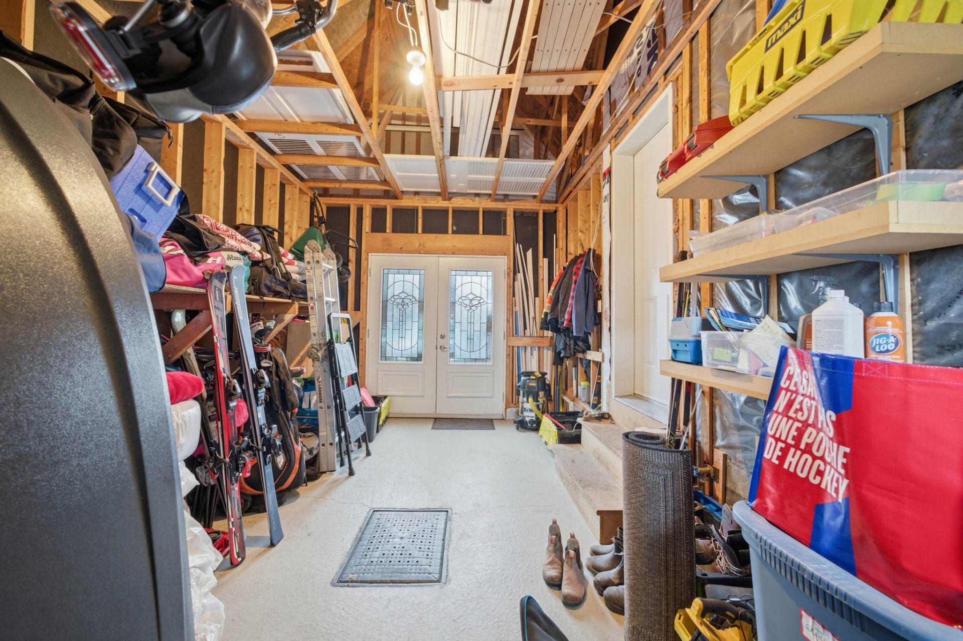 Intérieur du garage