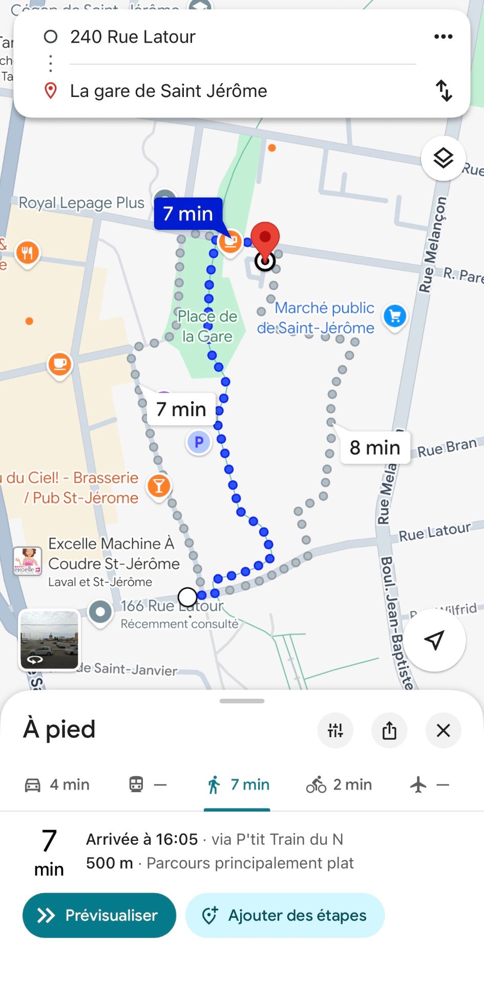 7min à pied de la gare