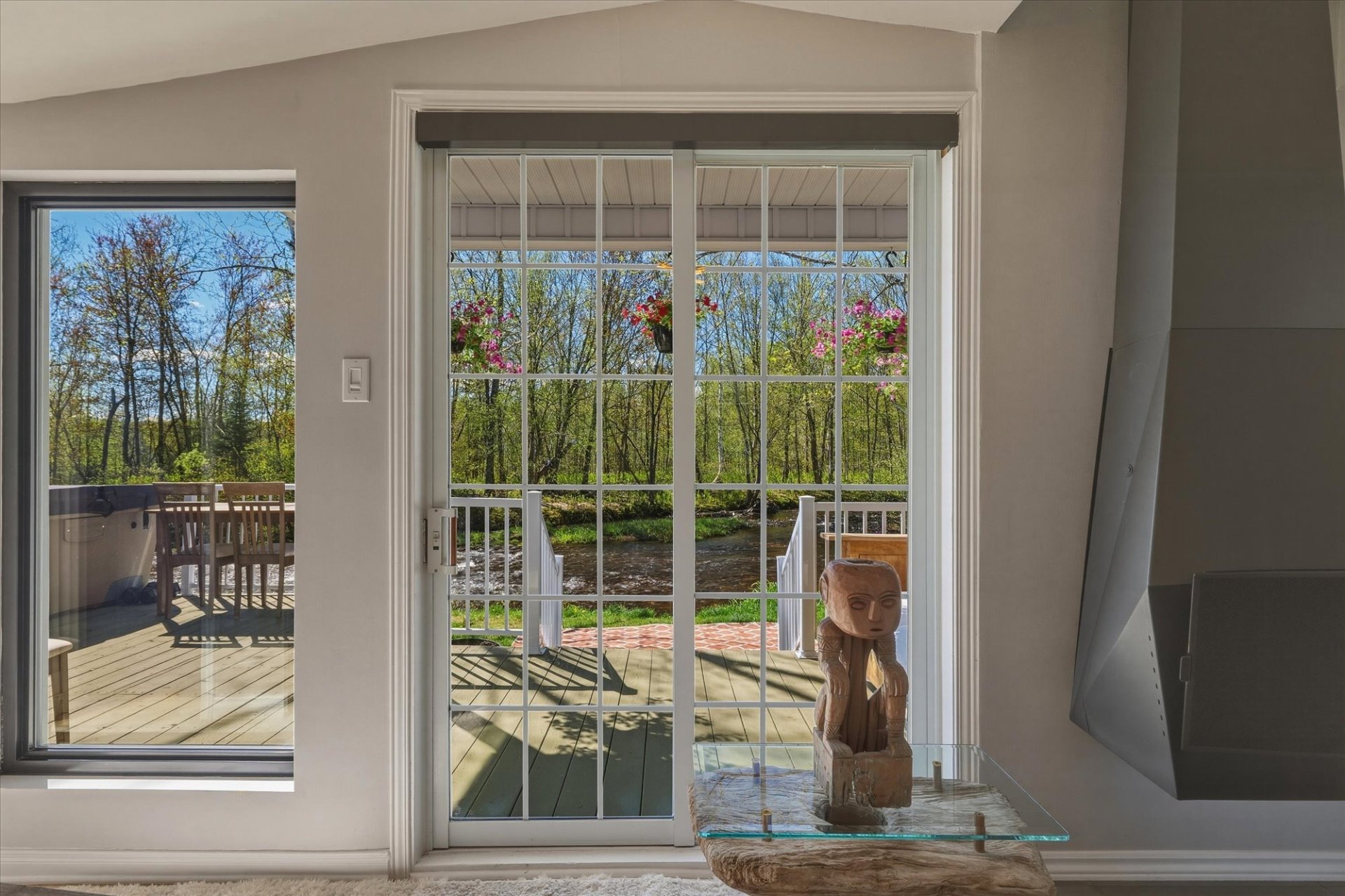 vue extérieur à partir du salon
