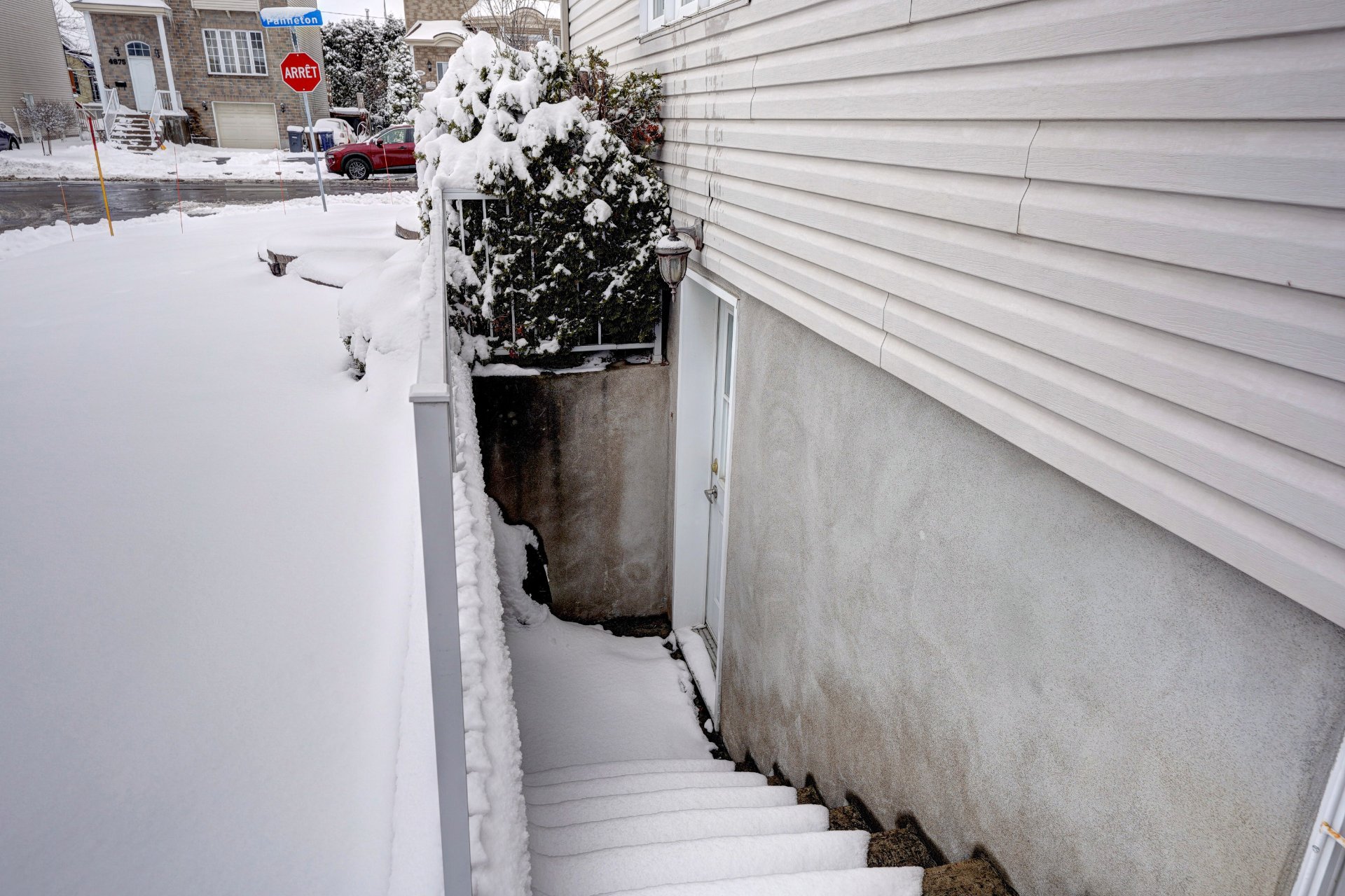 sortie extérieur pour sous-sol