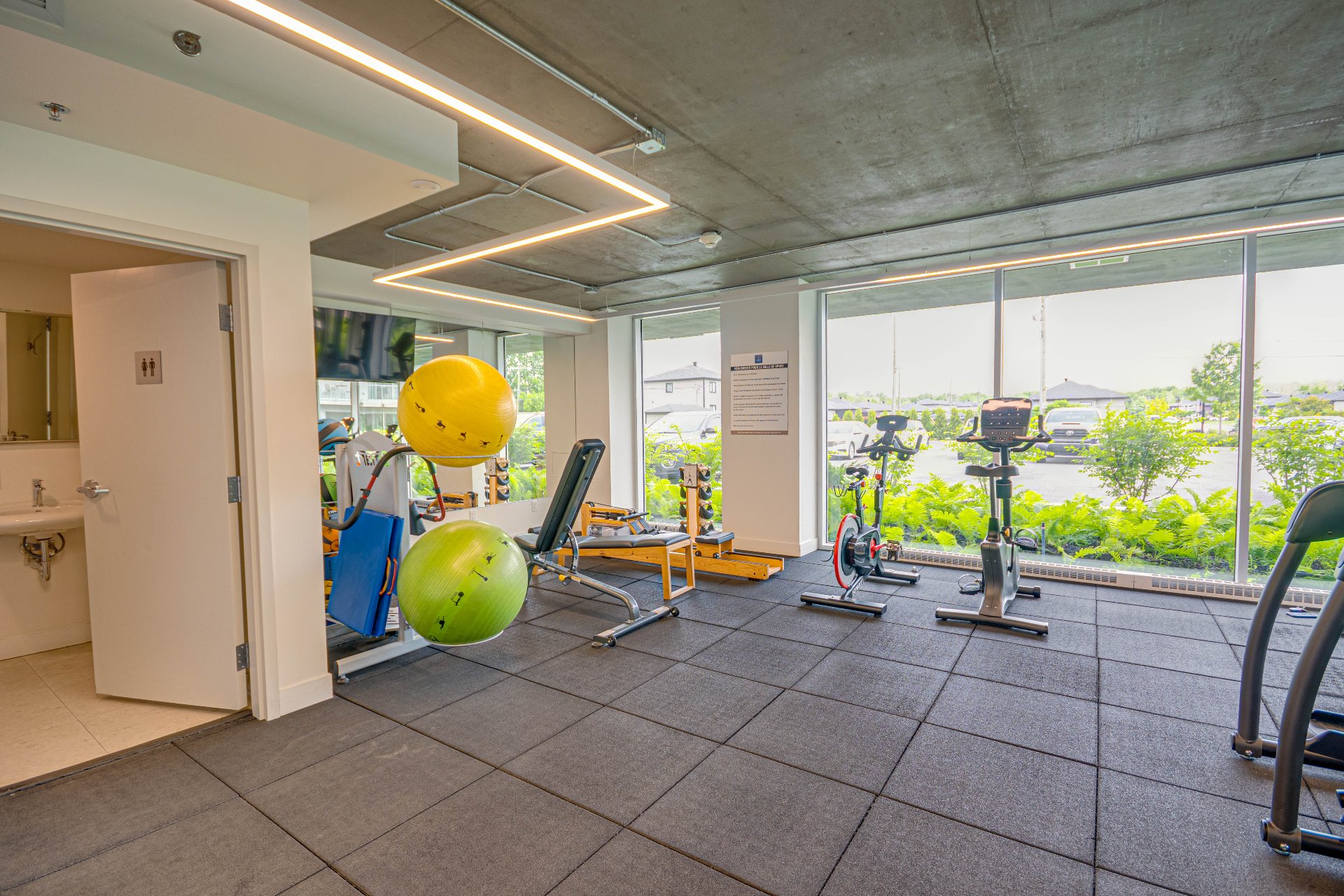 Salle d'exercice