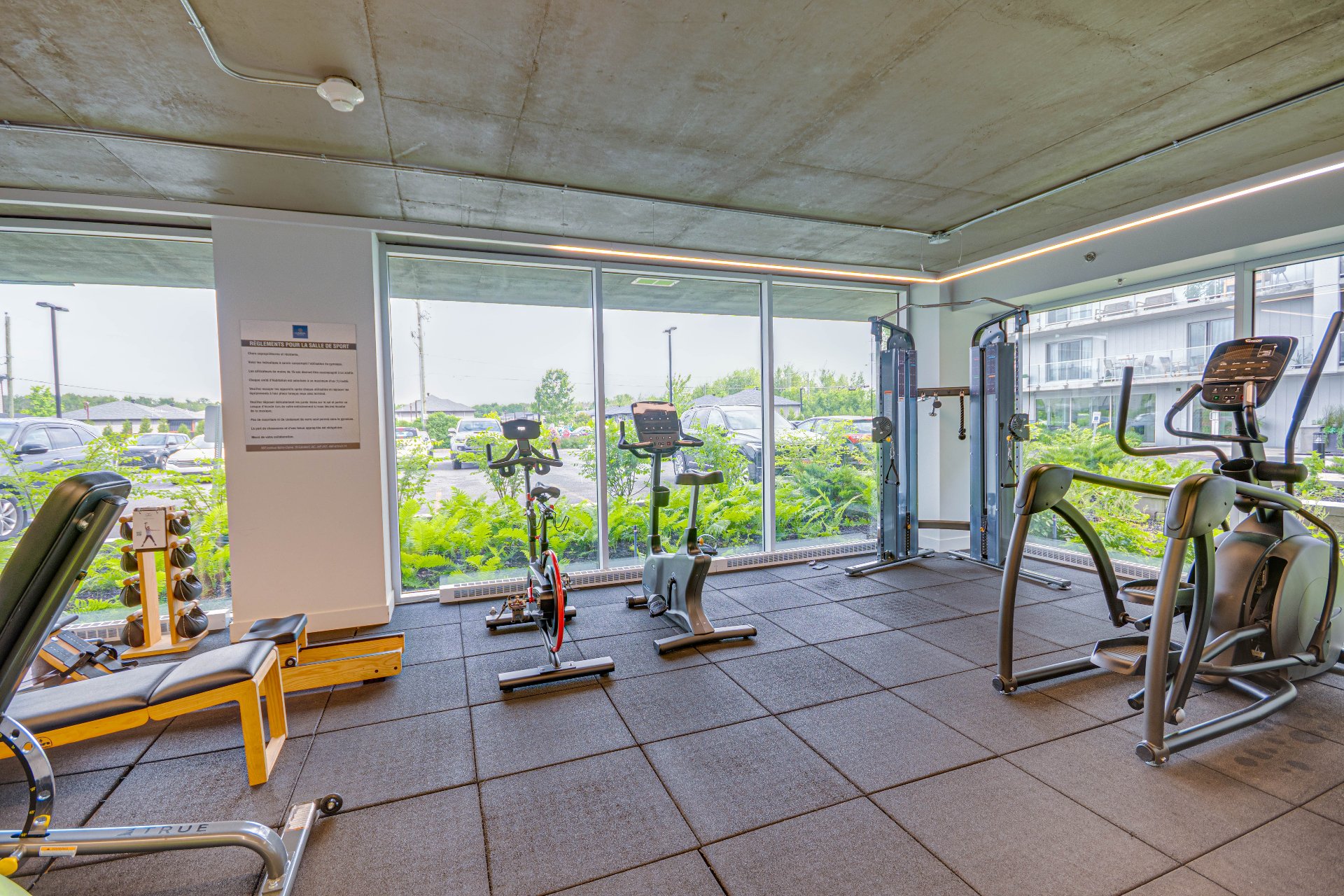 Salle d'exercice