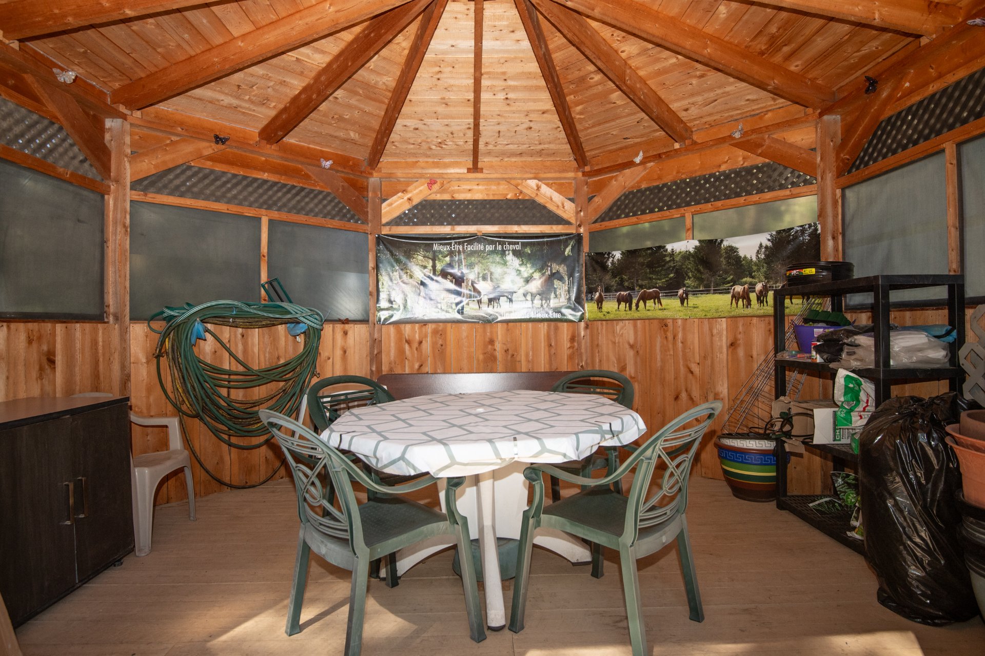 pavillon/gazebo octogone