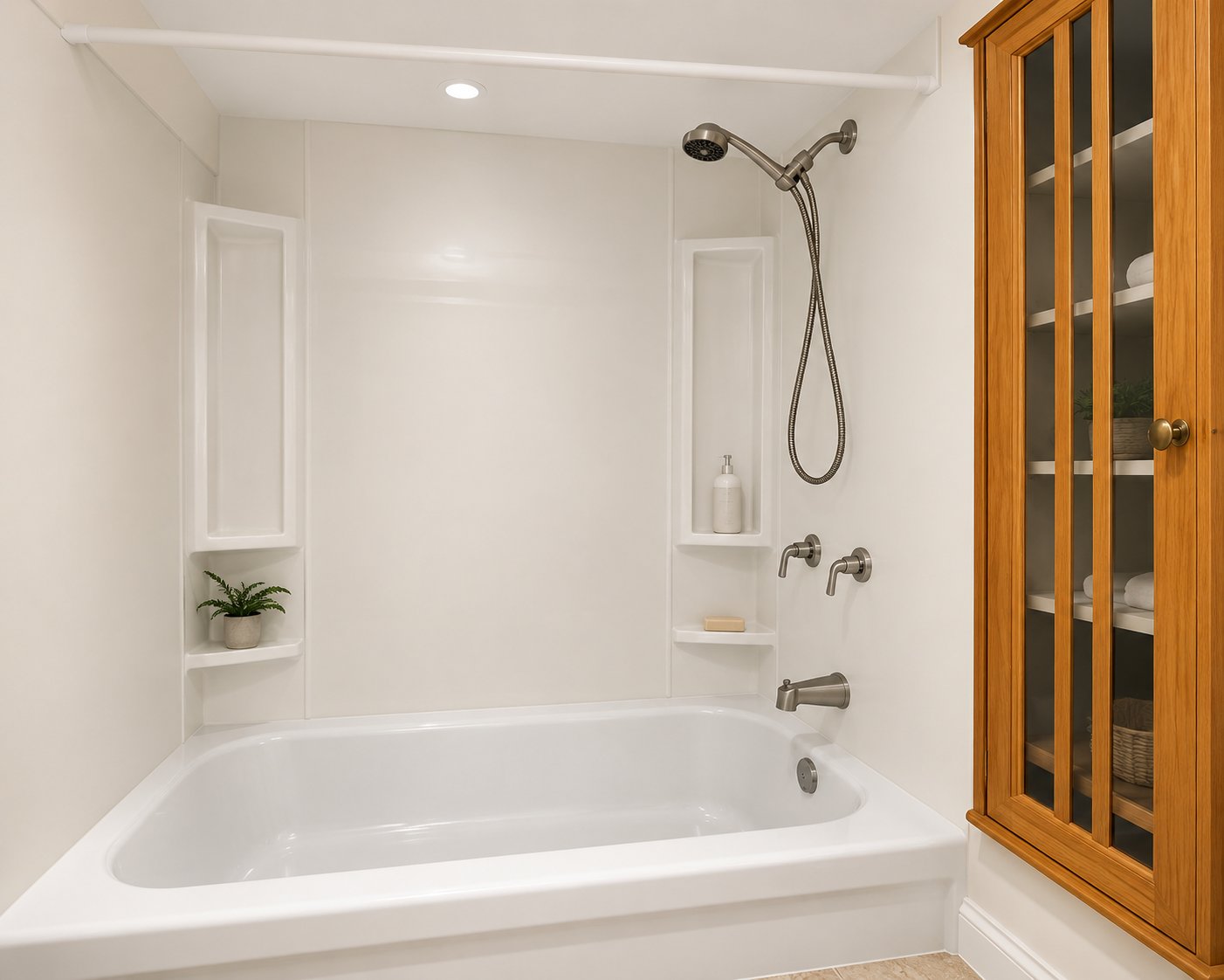 Salle de bain du 572A au sous-sol *staging virtuel