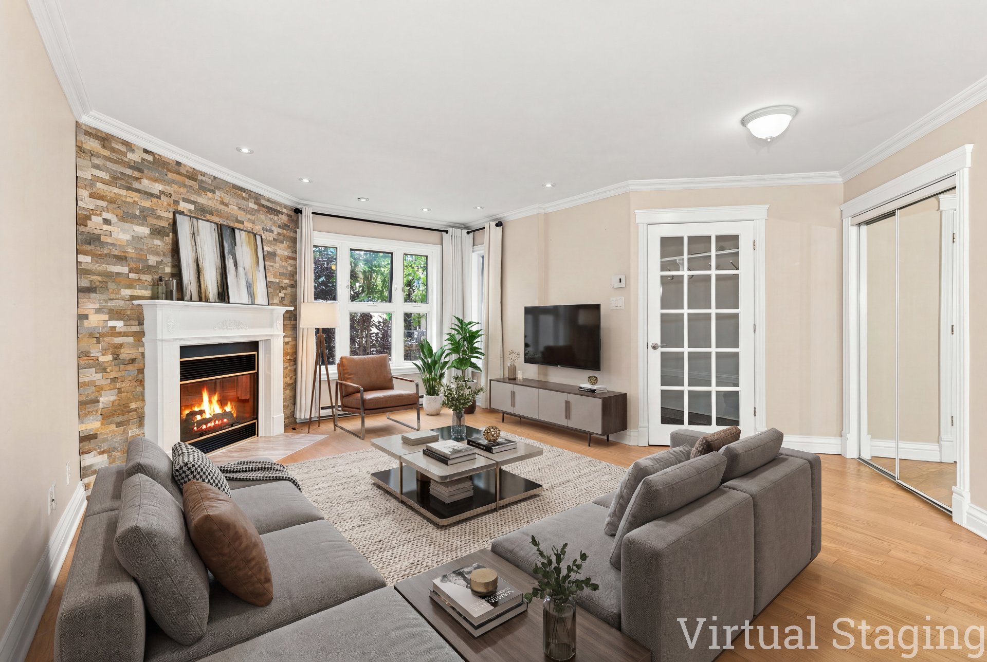 Virtual staging