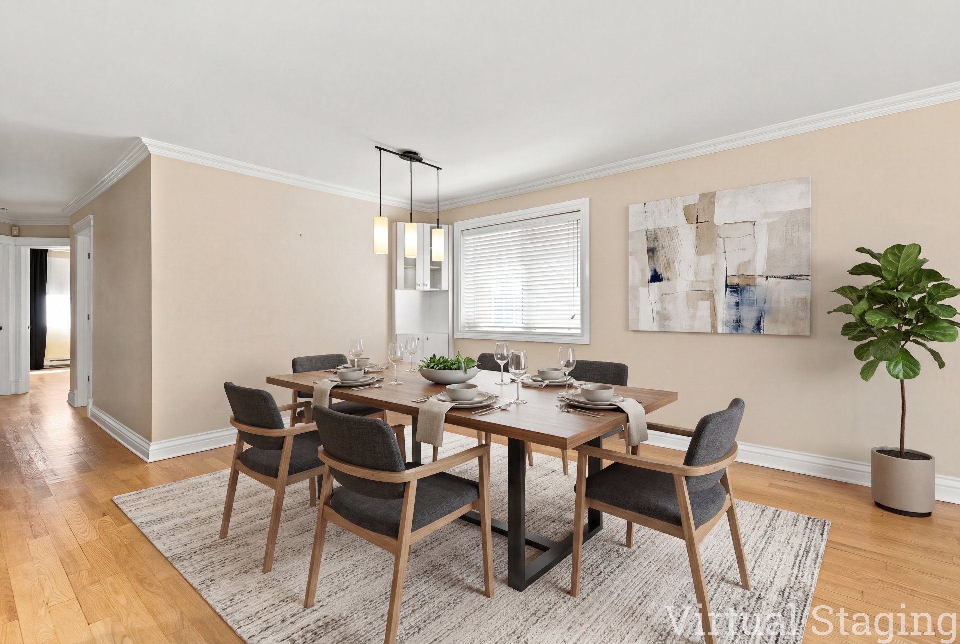 Virtual staging