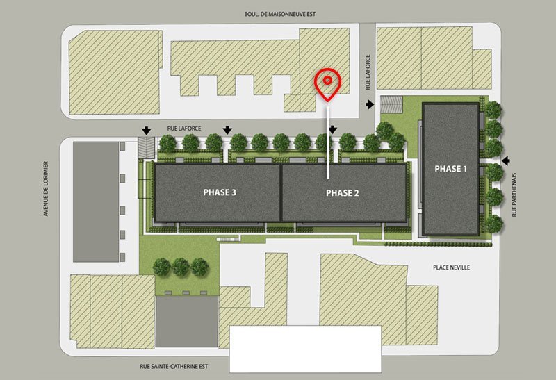 L'appartement 410 est dans la phase 2