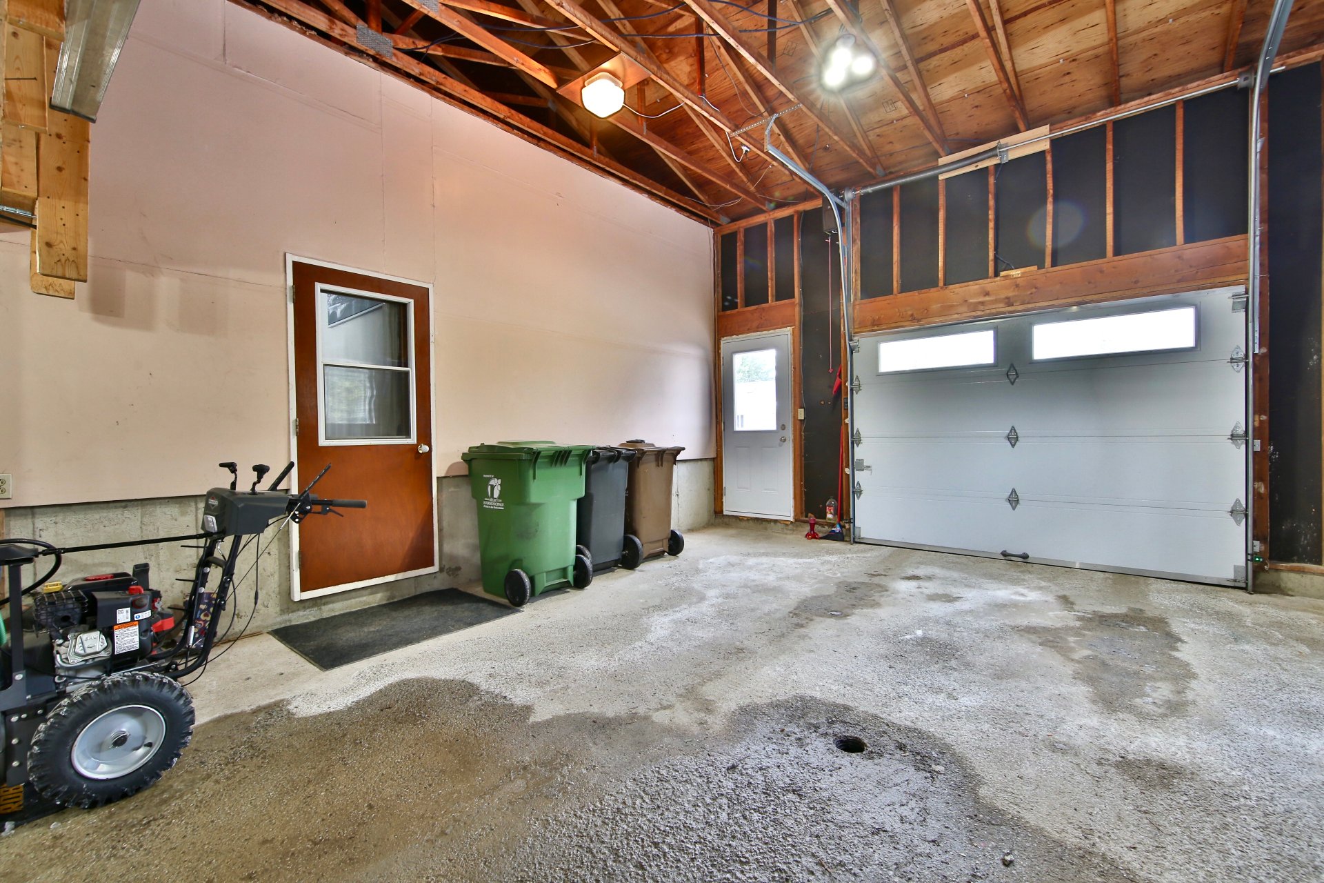 Intérieur du garage