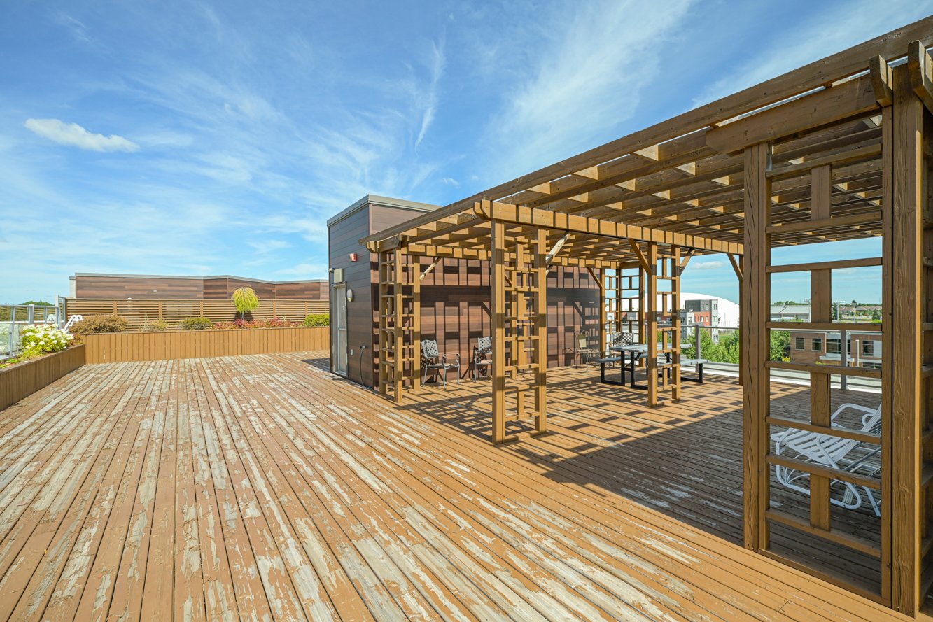 Terrasse sur le toit