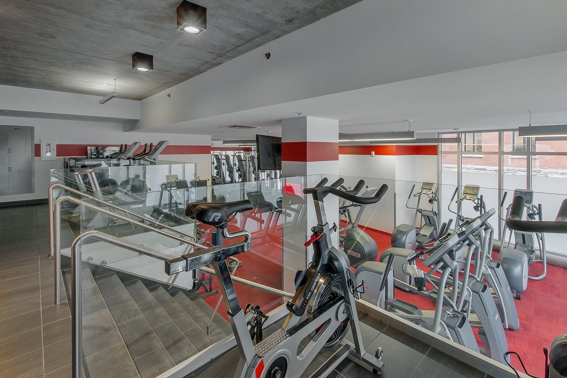 Salle d'exercice
