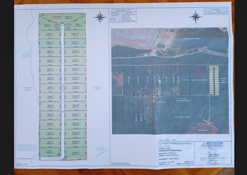 projet de cadastrage