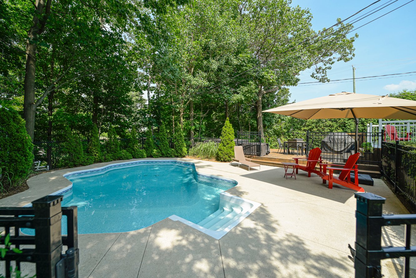 Un bel espace pour profiter du beau temps