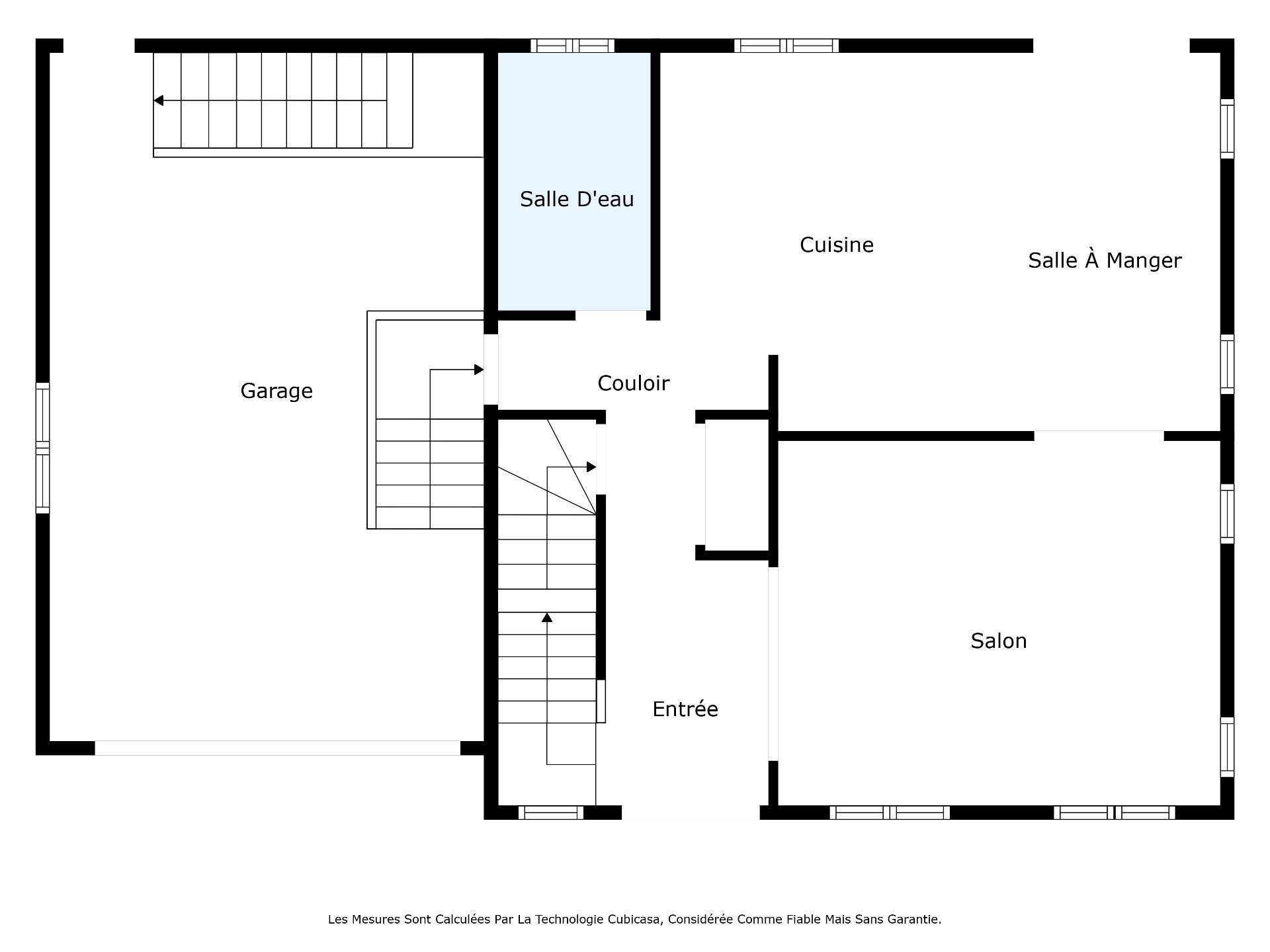 Divisions rez-de-chaussée